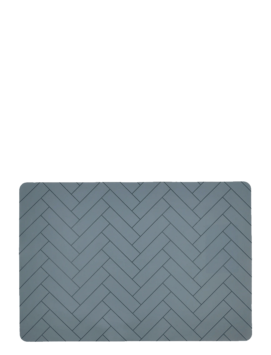 Södahl - Placemat 33x48 Tiles China blue Silicone - platzdeckchen - blue - 2