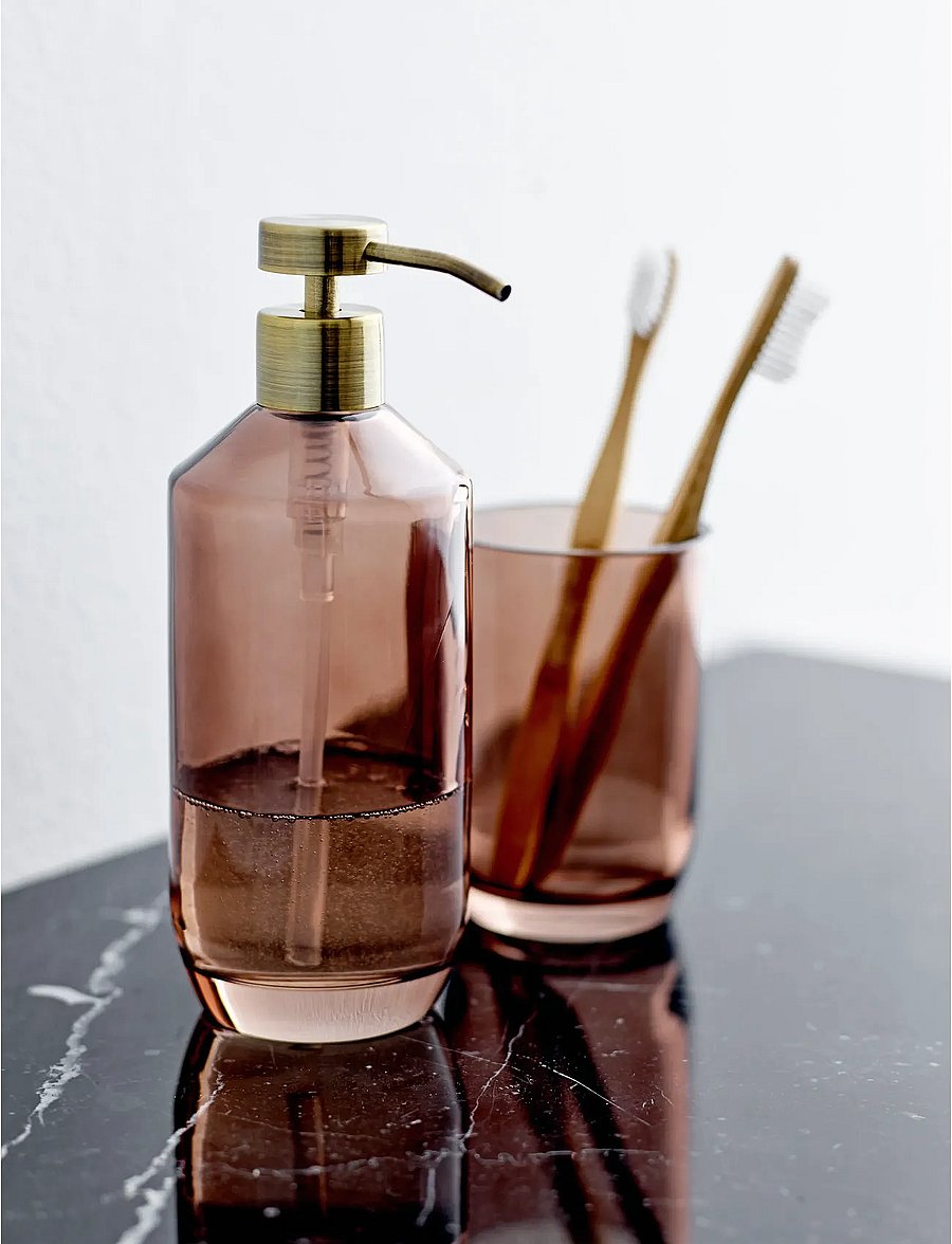 Södahl - Toothbrush holder Vintage - zahnbürstenhalter - brown - 0