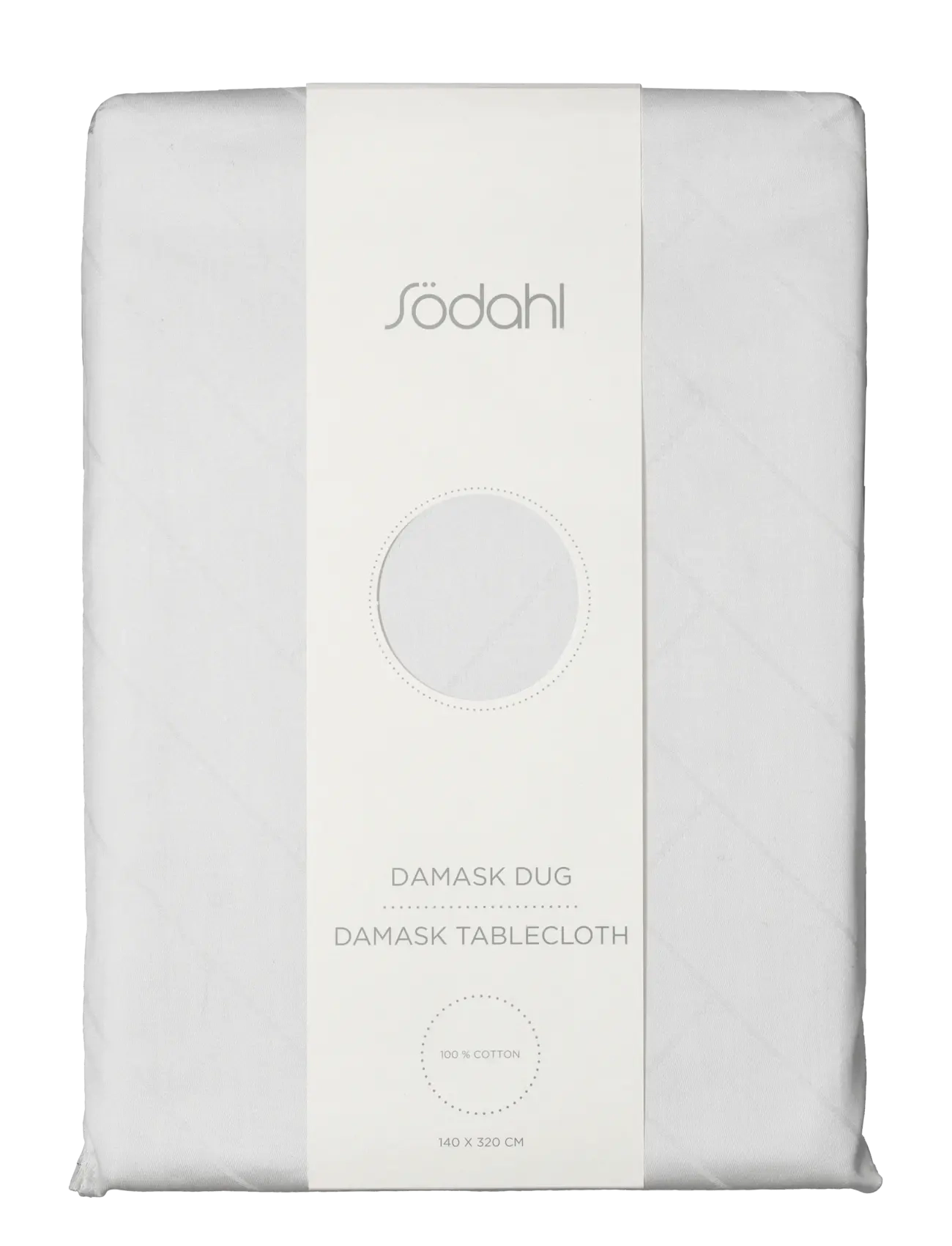 Dug 140x220 Tiles Damask White - WHITE