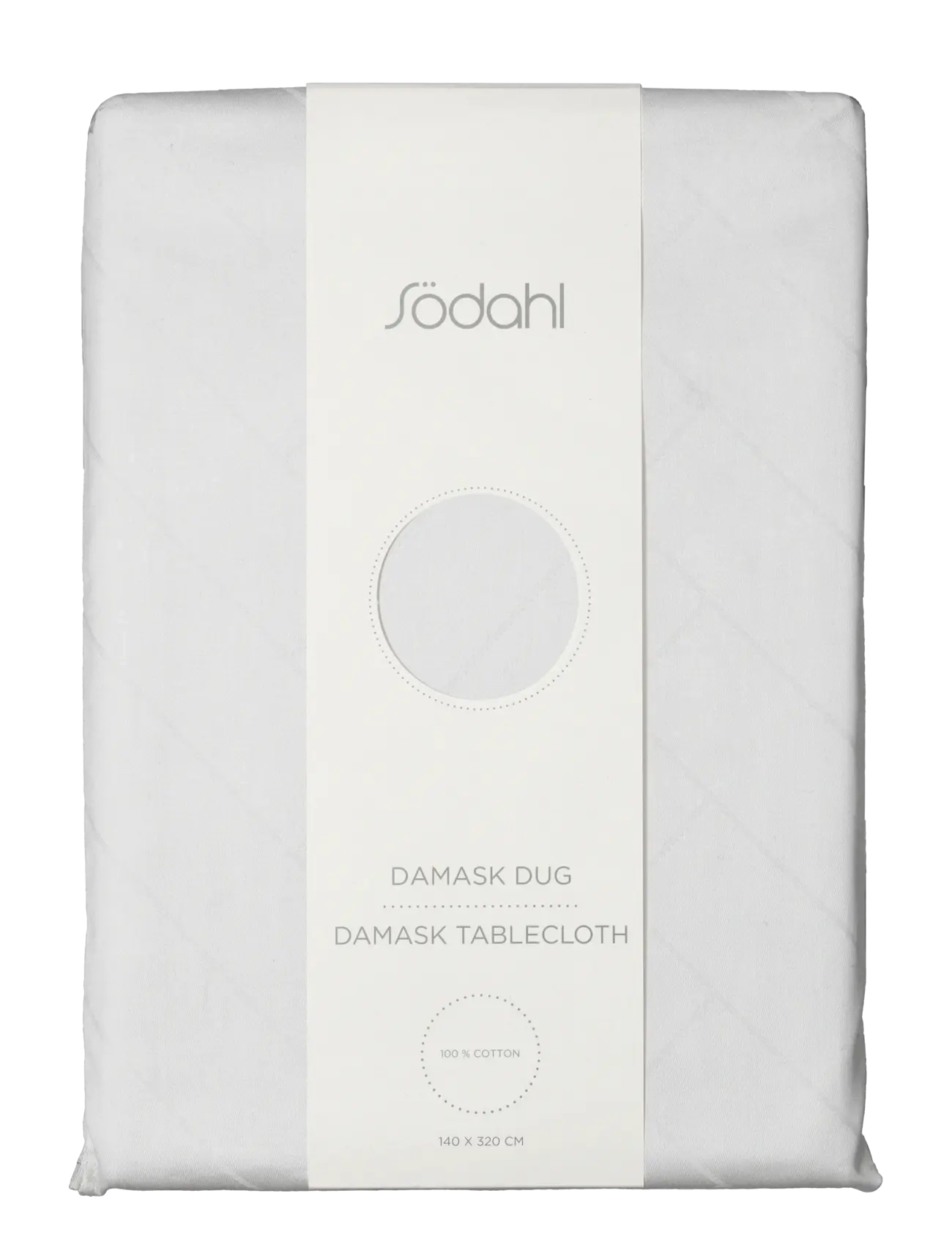 Tablecloth Tiles Damask - WHITE