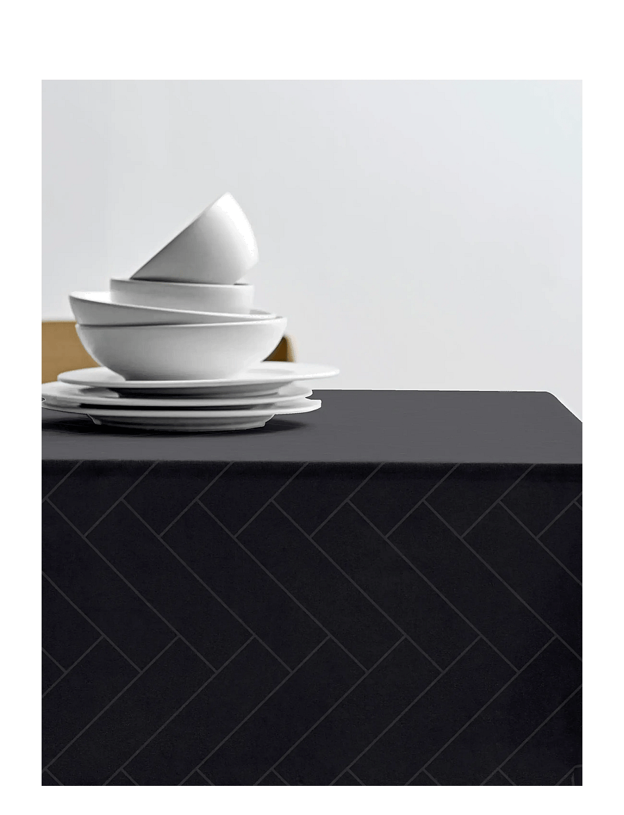 Södahl - Tablecloth Tiles Damask - tischdecken & tischläufer - ash - 1
