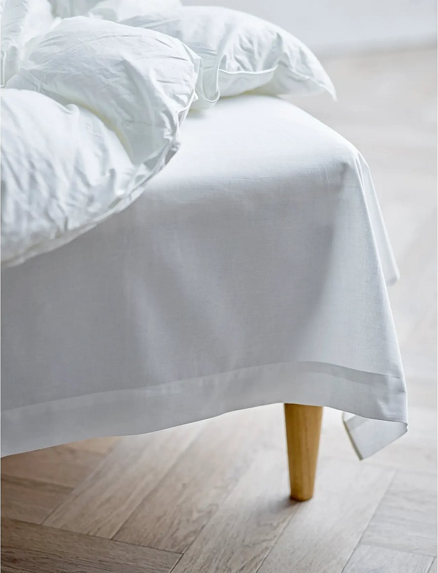 Södahl - Flat sheet - bettlaken ohne gummizug - white - 0