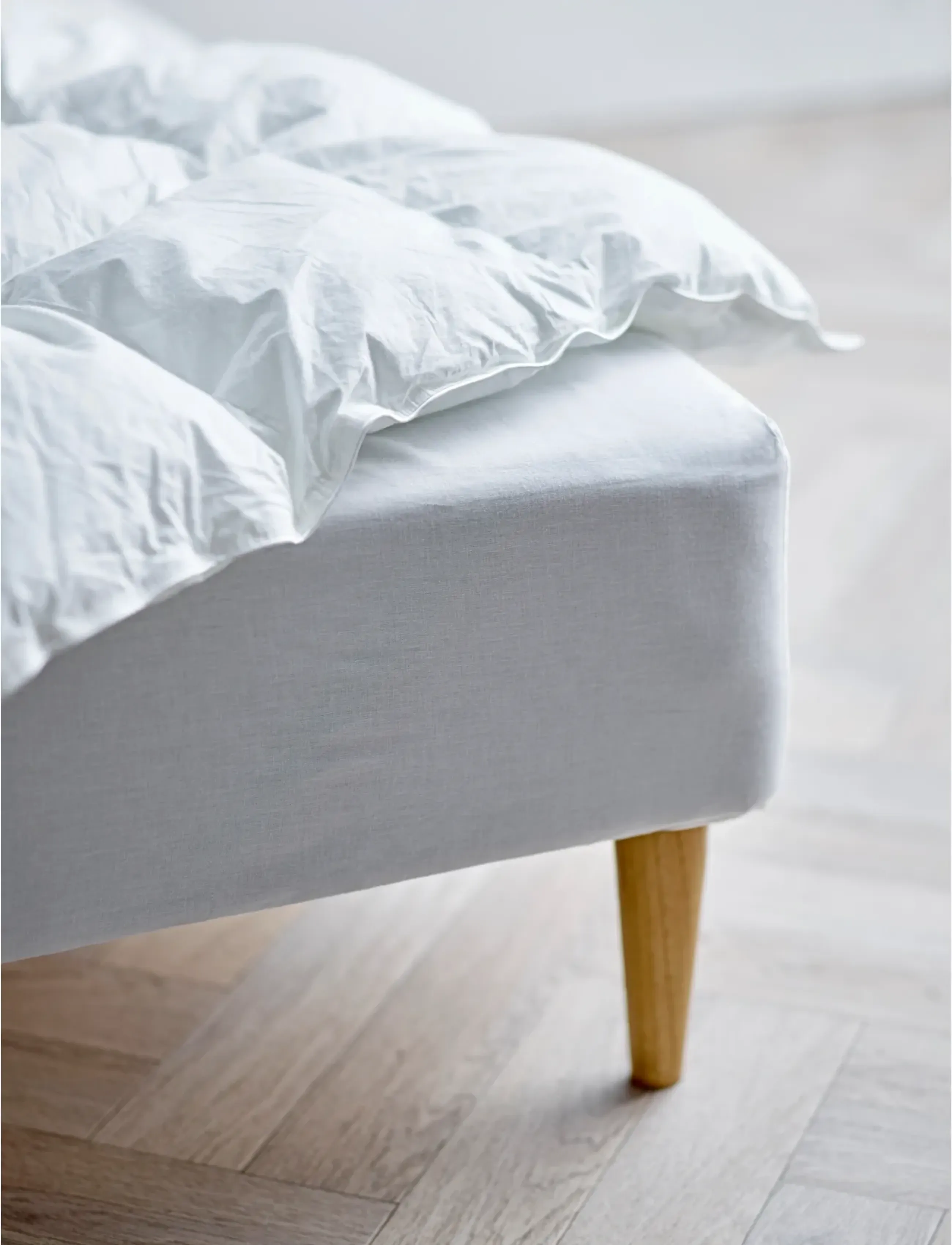Södahl Boxlagen, 90X200X30 cm x 200, Bedtextiles, Weiß - Sheets, Homeware