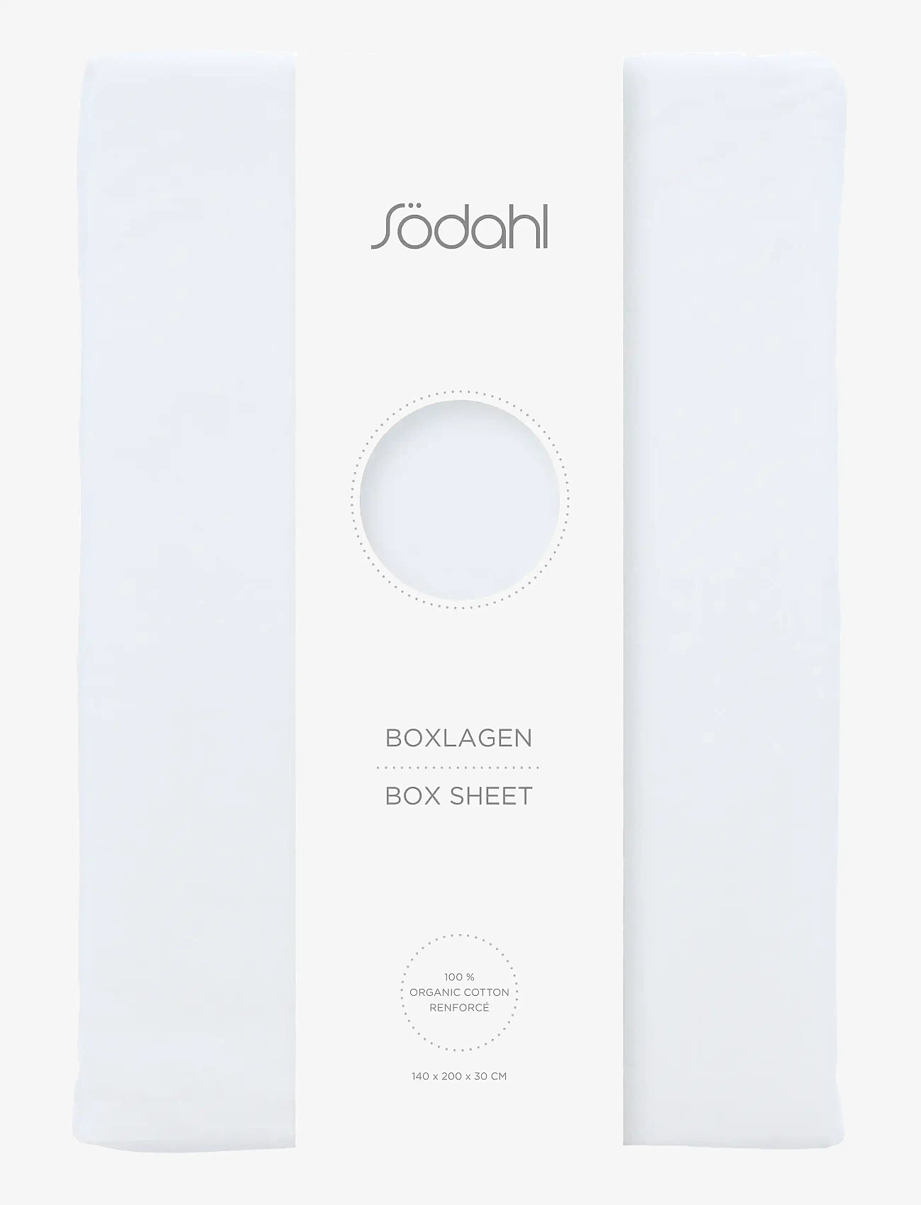 Södahl - Box sheet - fitted bed sheets - white - 1