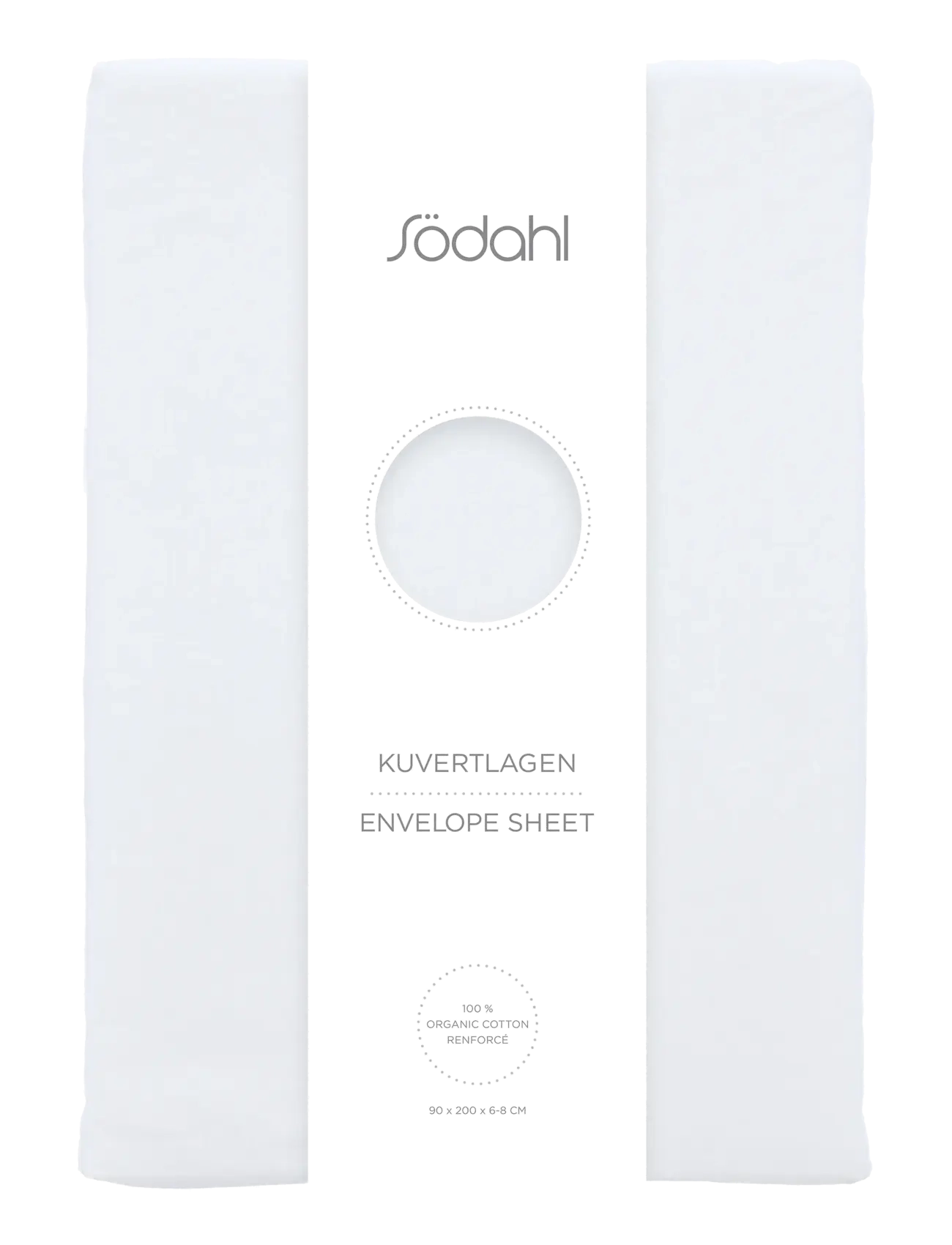 SÖDAHL Kuvertlagen Weiß - 90X200X8CMx200 - Unisex