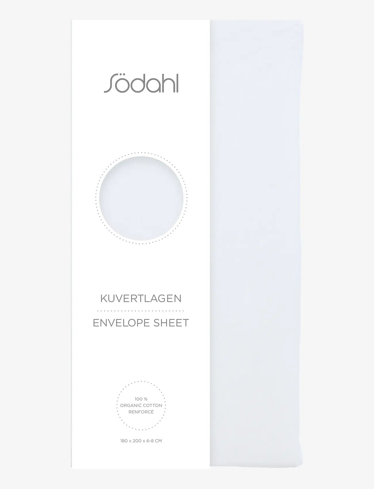 Södahl - Envelope sheet - spannbettlaken - white - 0