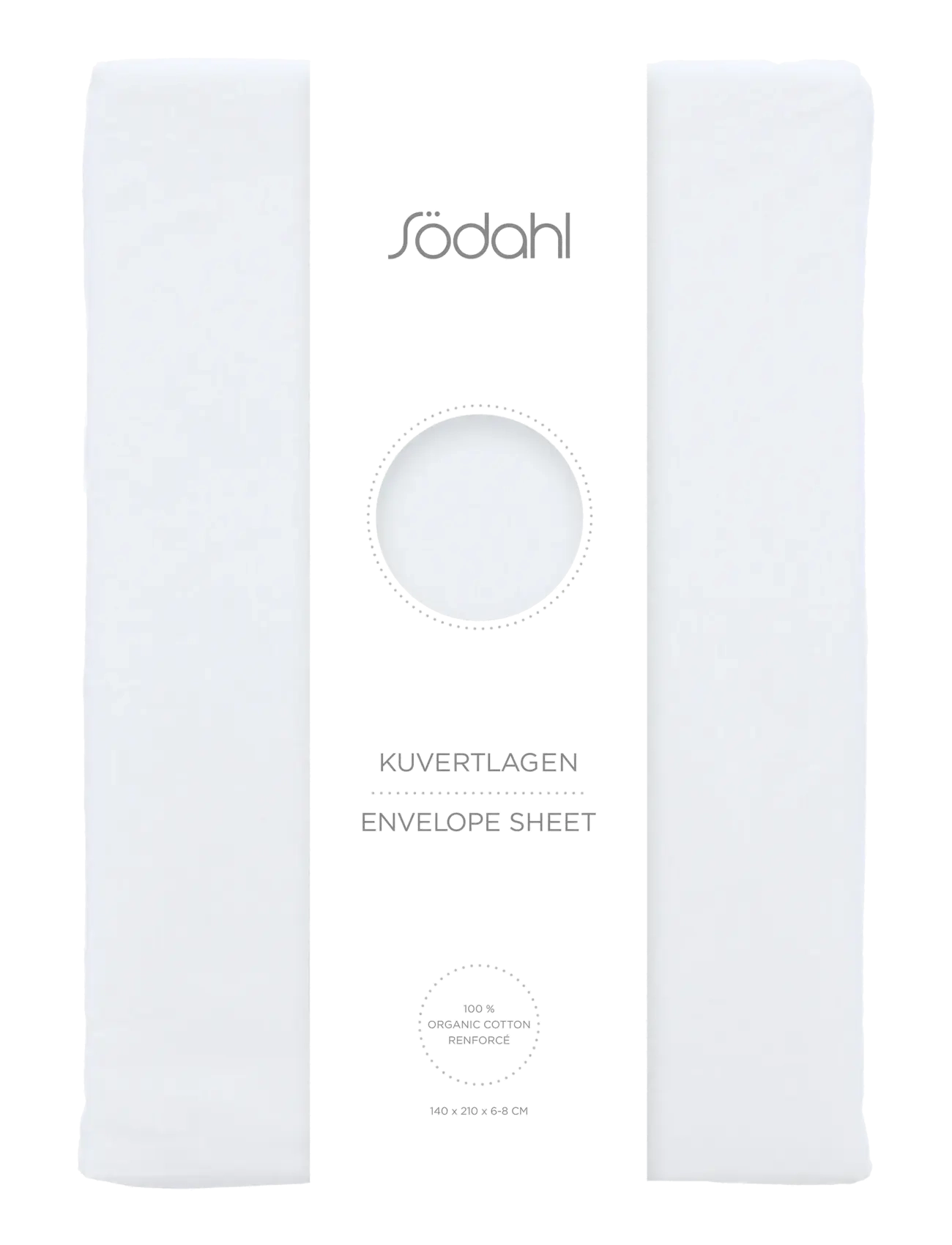 Södahl Envelope sheet - Guļamistabas tekstils - WHITE / white