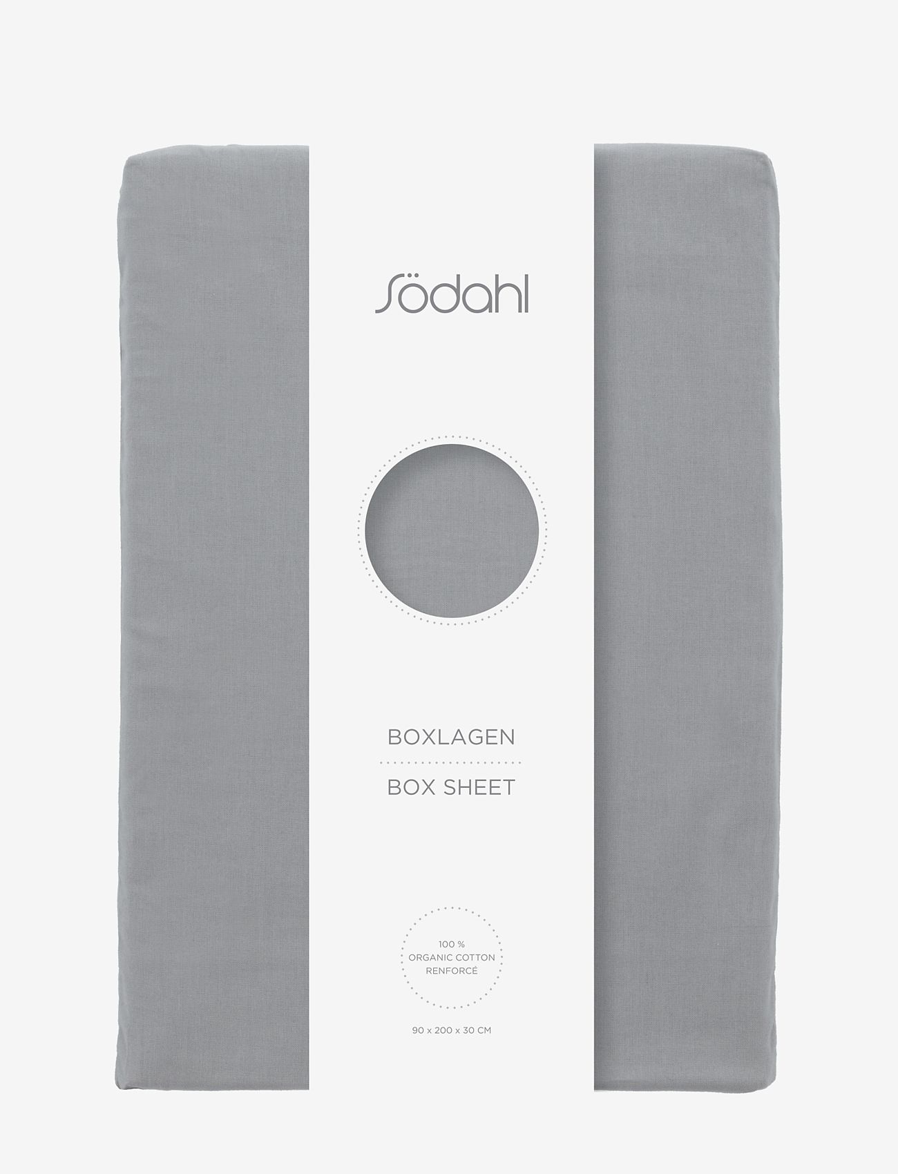 Södahl - Box sheet - tõmmatavad linad - stone grey - 0