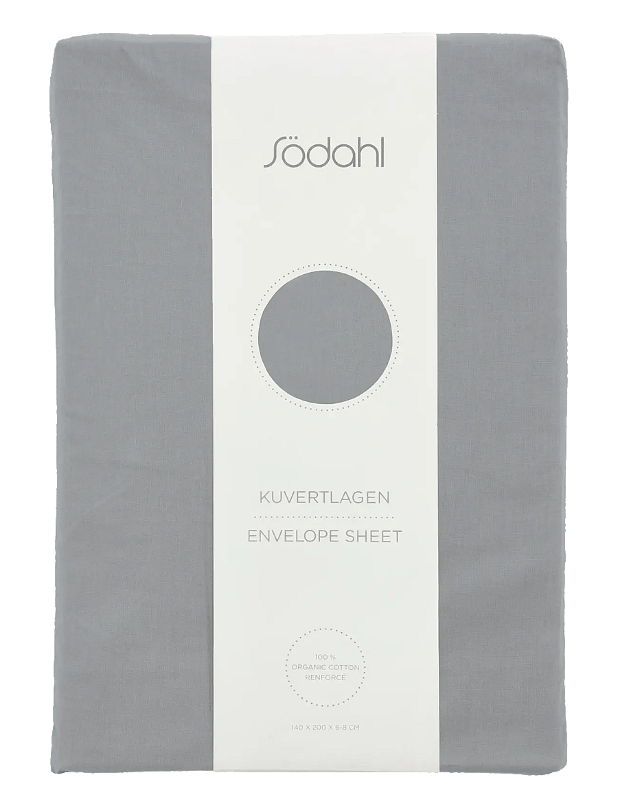 Södahl - Envelope sheet - spannbettlaken - stone grey - 0
