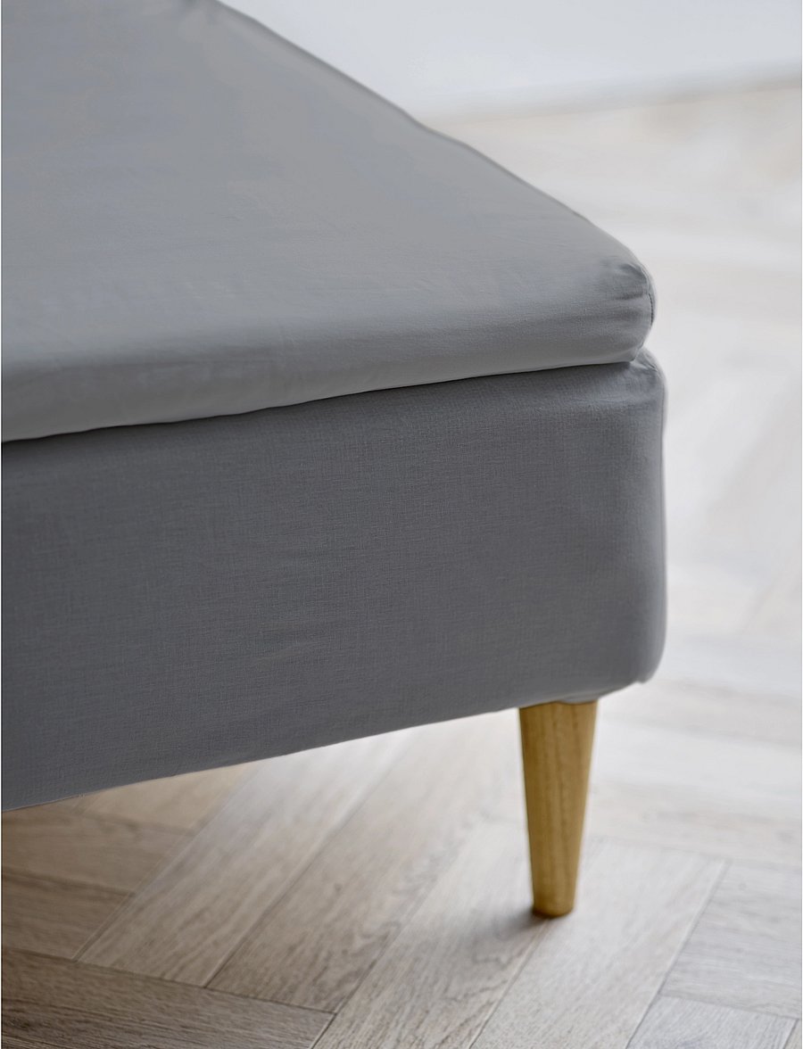 Södahl - Envelope sheet - spannbettlaken - stone grey - 1
