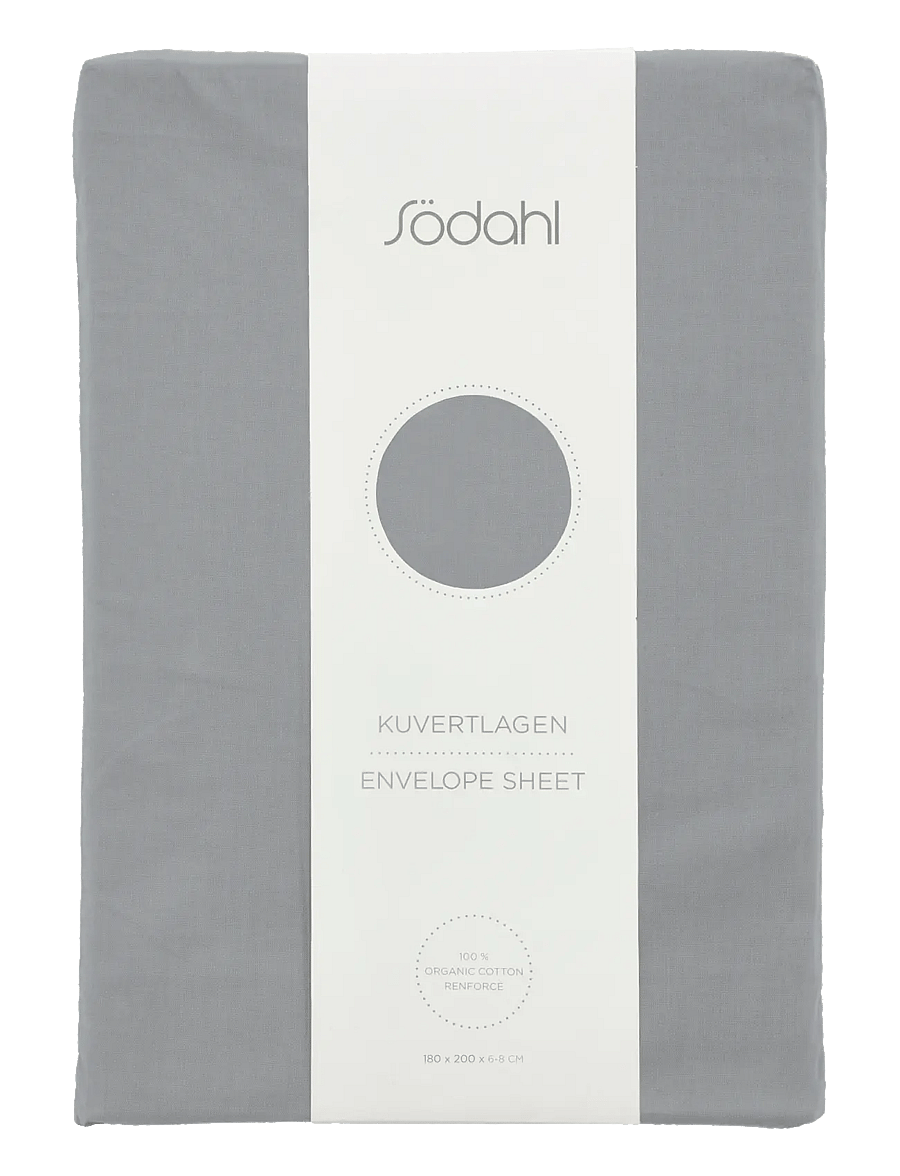 Södahl - Envelope sheet - spannbettlaken - stone grey - 1