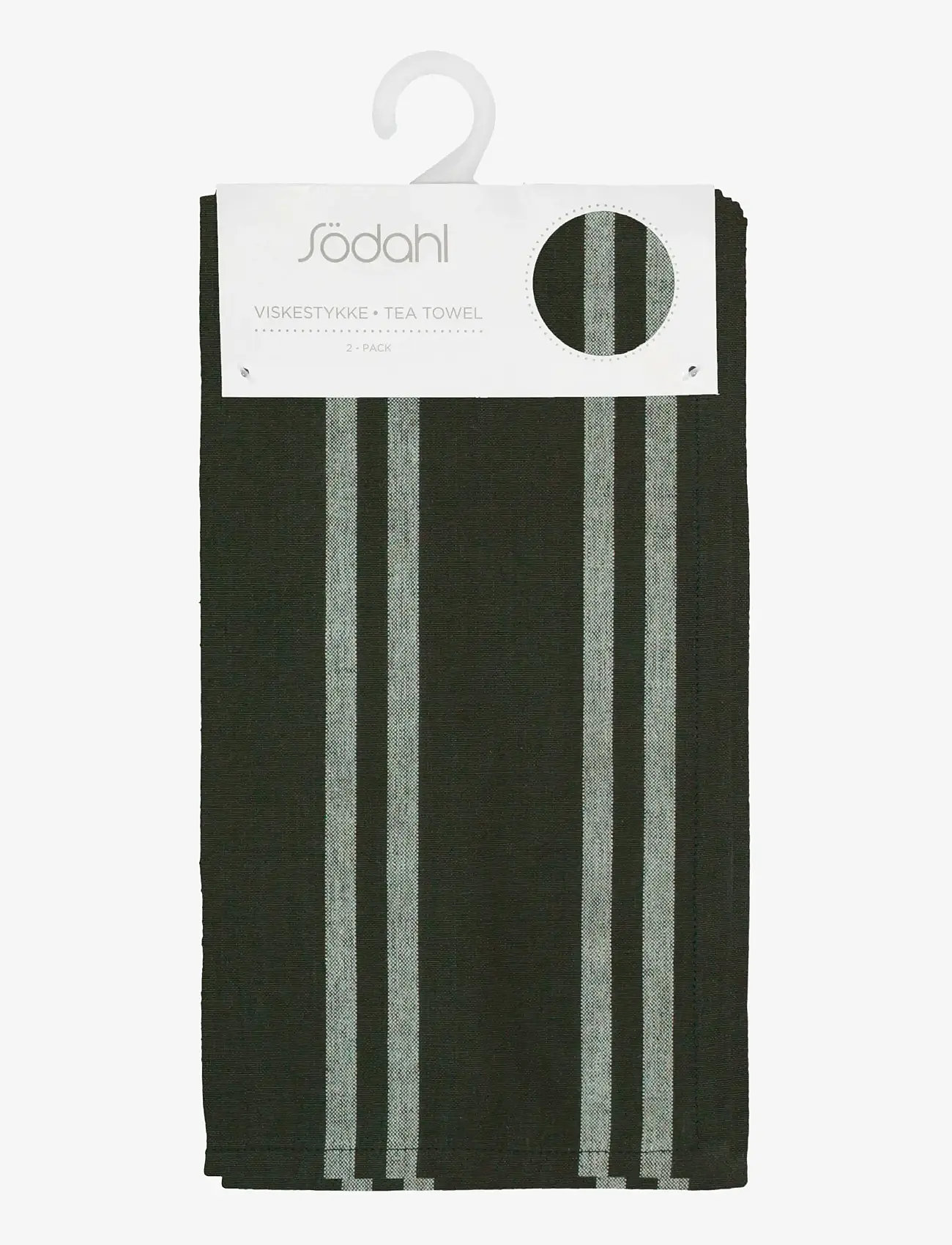 Södahl - Kökshandduk 50x70 Soft Forest green 2 st - kökshanddukar - forest green - 2