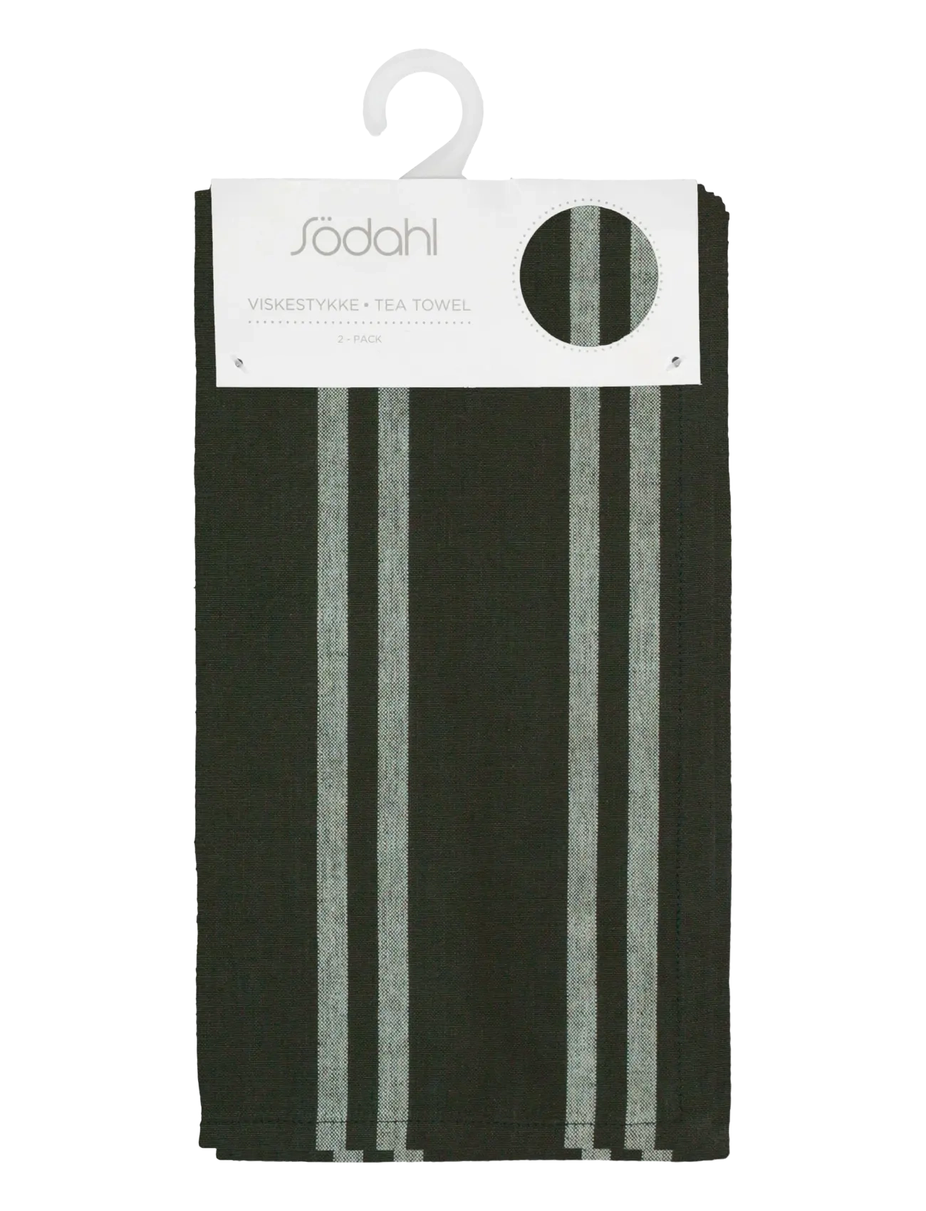 Södahl - Kjøkkenhåndkle 50x70 Soft Forest green 2 stk. - kjøkkenhåndklær - forest green - 2