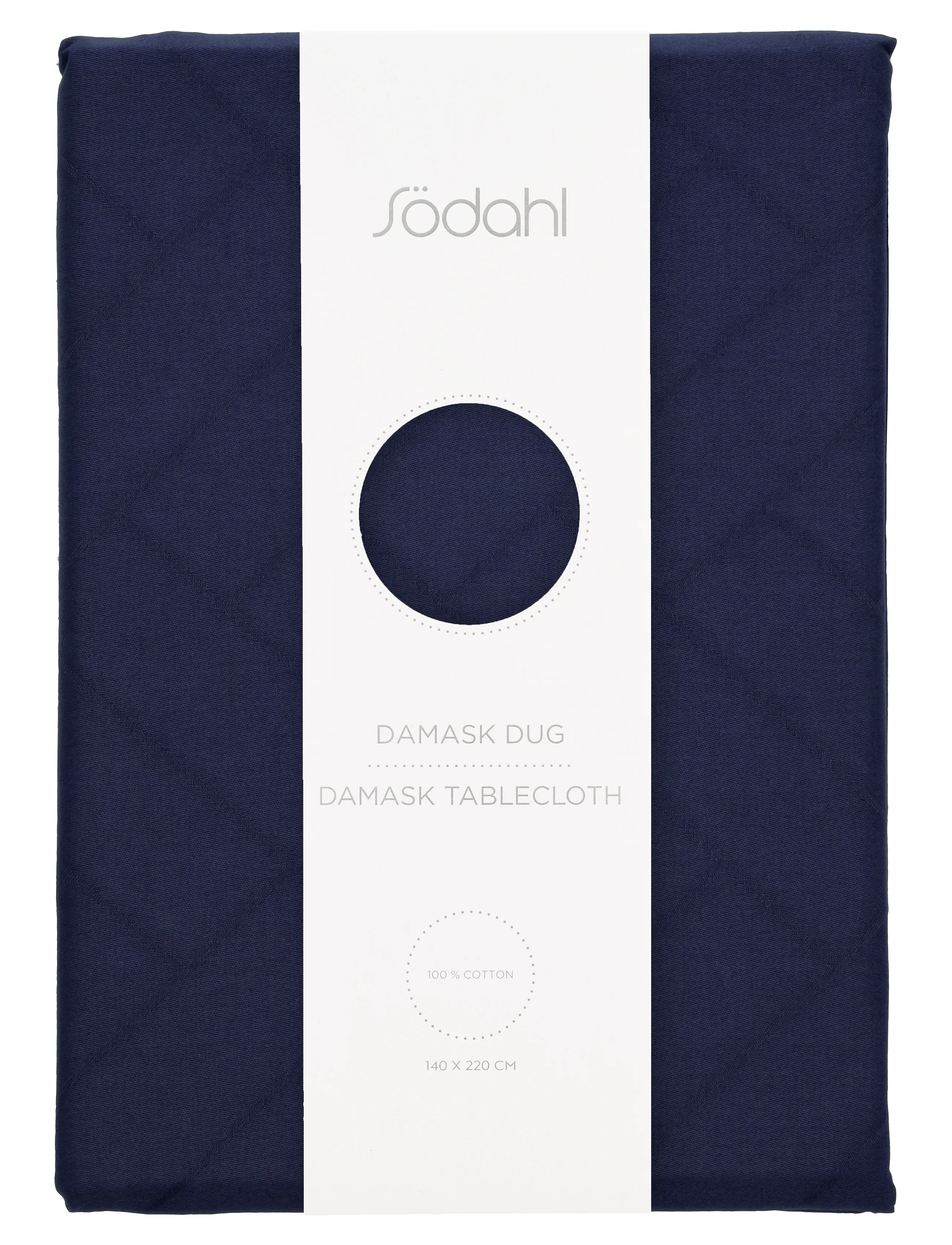 Södahl - Tablecloth Tiles Damask - galdauti un galda celiņi - indigo - 2