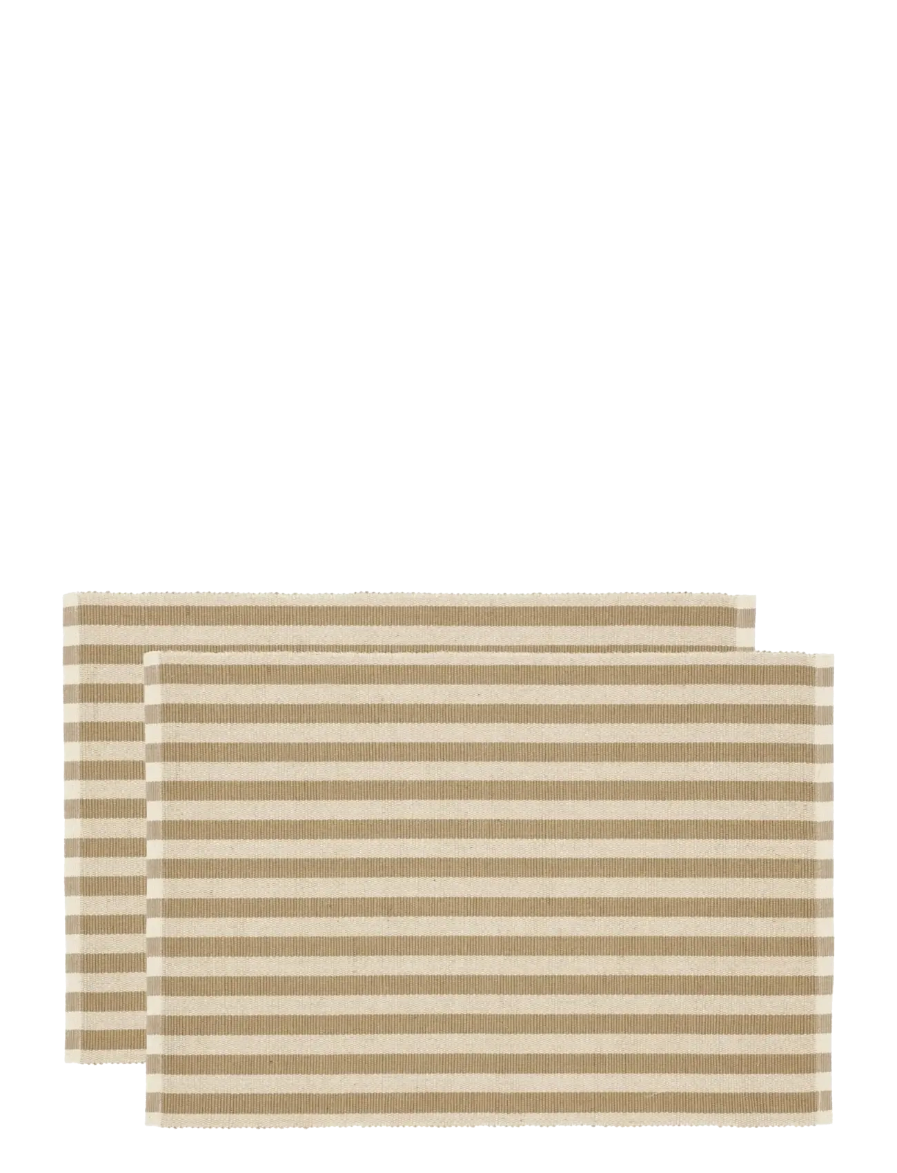 SÖDAHL Dækkeserviet Statement Stripe 2-Pk Beige - 33X48CMx48 - Unisex