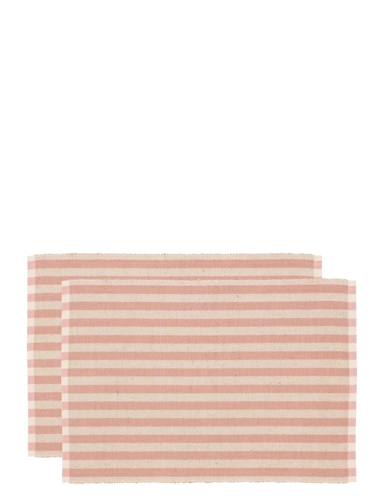Placemat 33x48 2-pck Statement Stripe Rose - ROSE