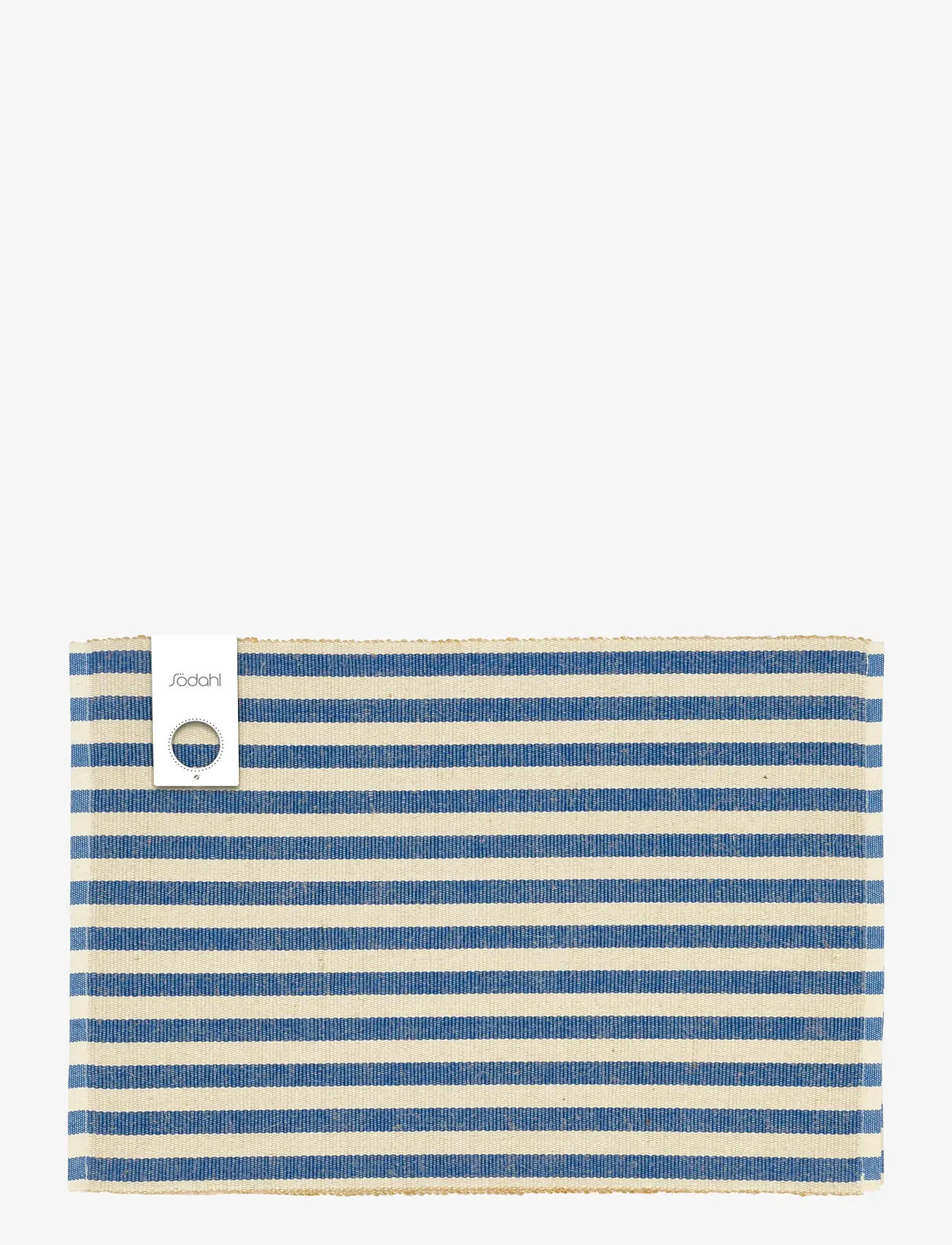 Södahl - Spisebrikke 33x48 2-pak Statement Stripe Blue - placemats - blue - 2