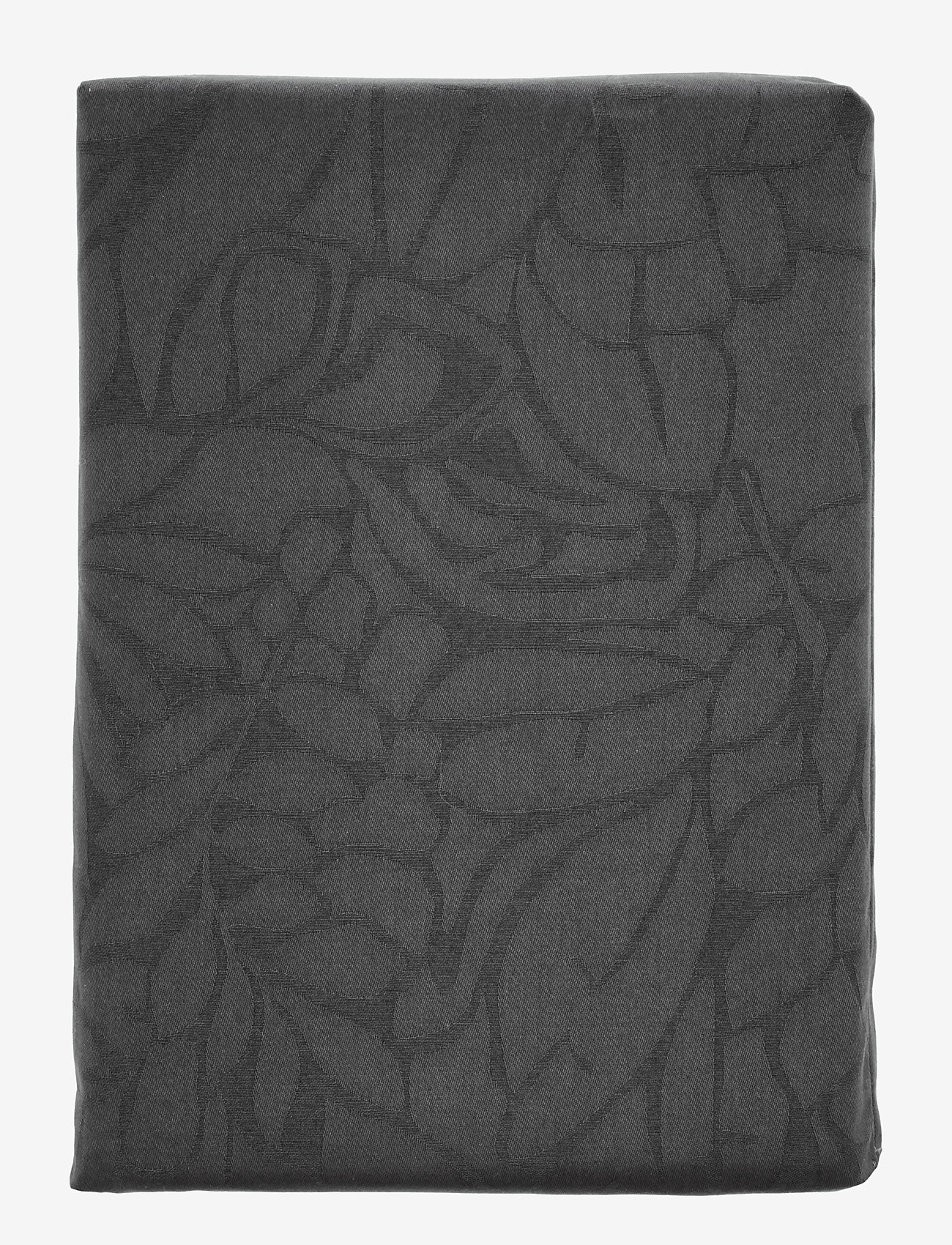 Södahl - Dug 140x370 Abstract leaves Damask Ash - tablecloths & runners - ash - 1