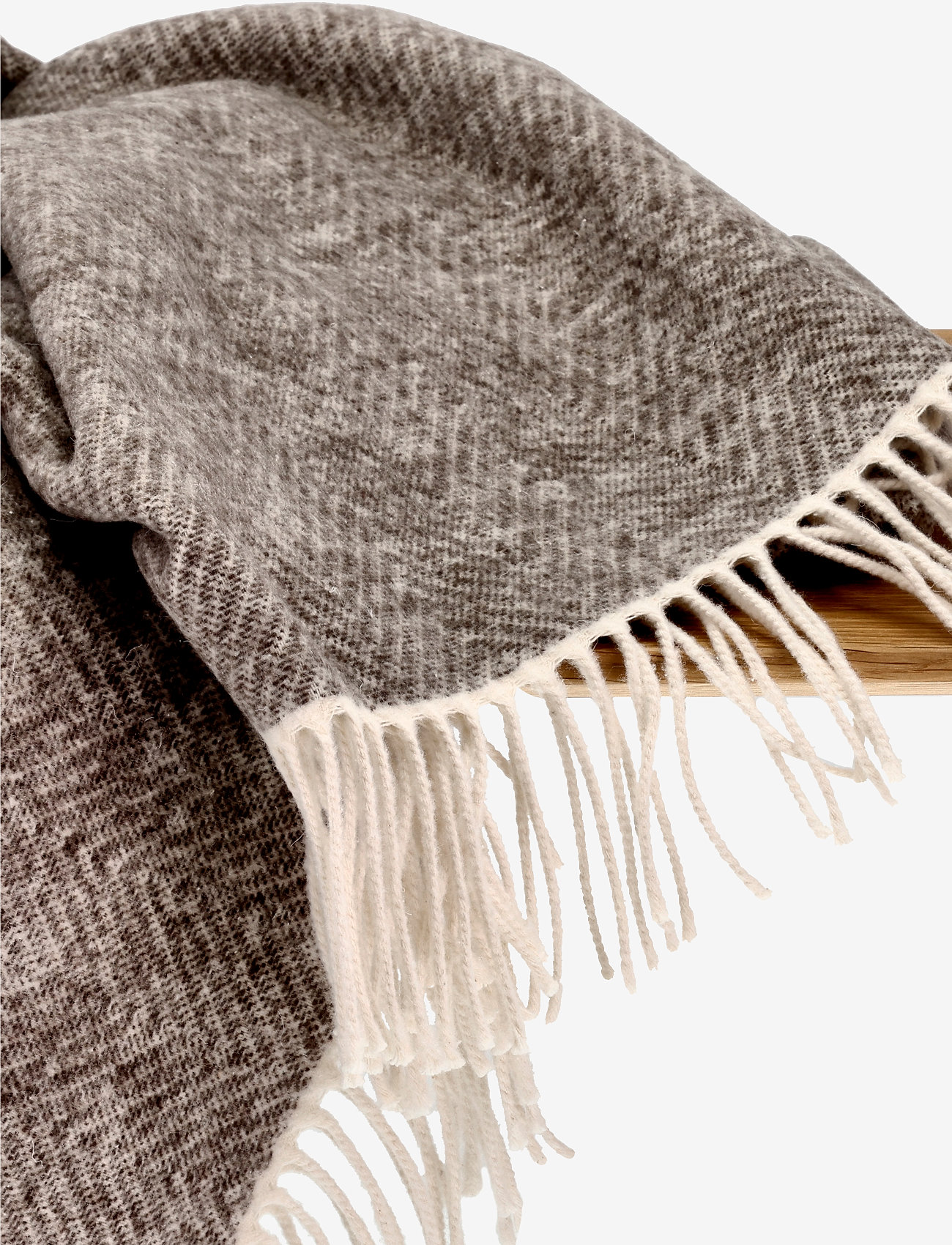 Södahl - Plaid 130x170 Stillness Taupe - plaider - taupe - 5