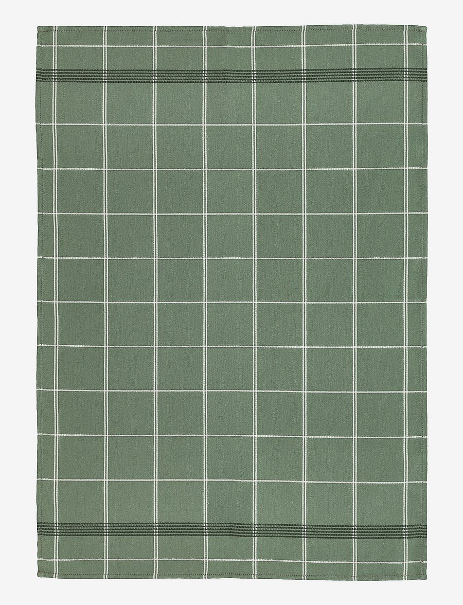 Södahl - Tea towel Minimal - köögirätikud - green - 1