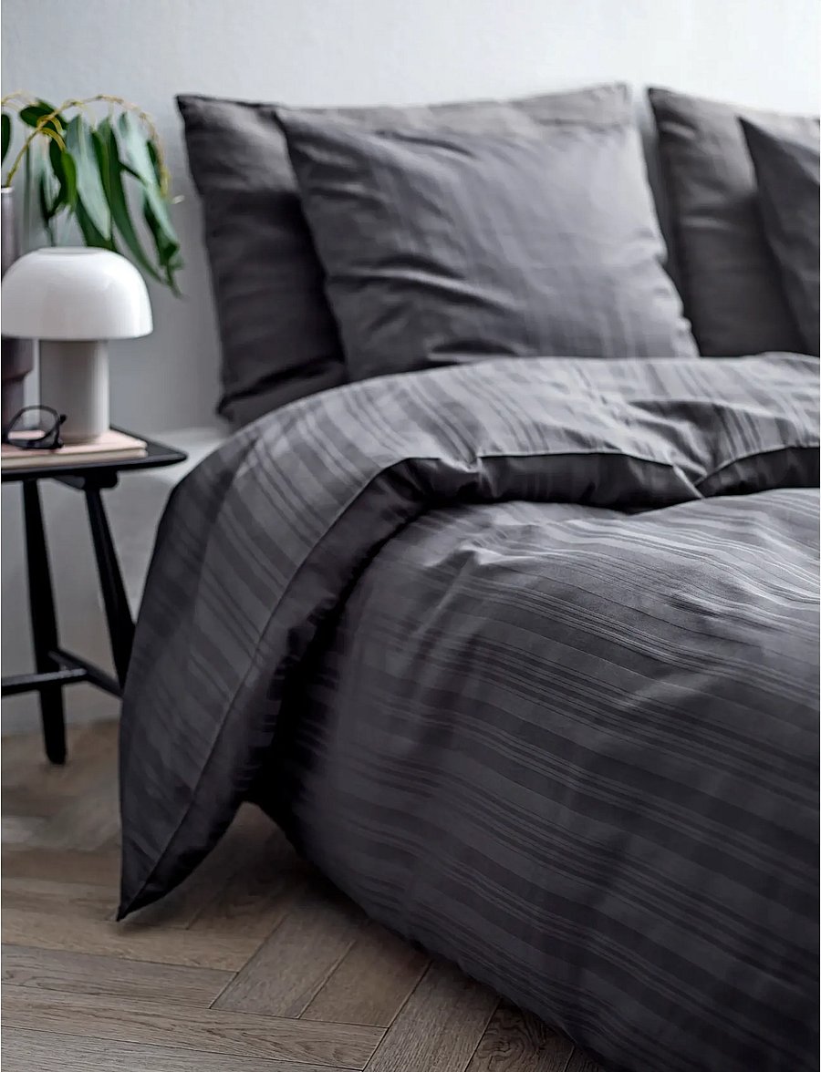Södahl - Bed linen 140x220 Noble Ash - bettwäsche-set - ash - 3