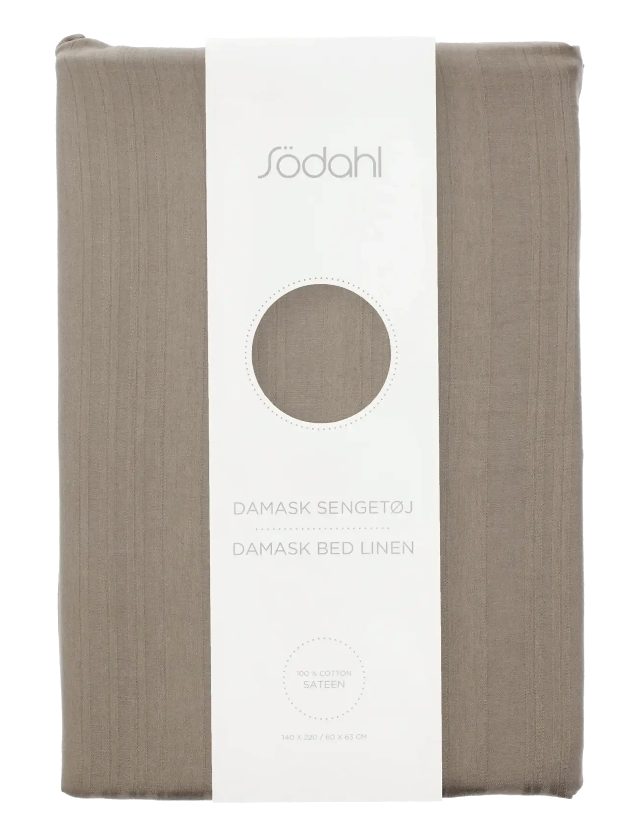 Södahl - Bed linen Nobel - rúmfatasett - taupe - 4