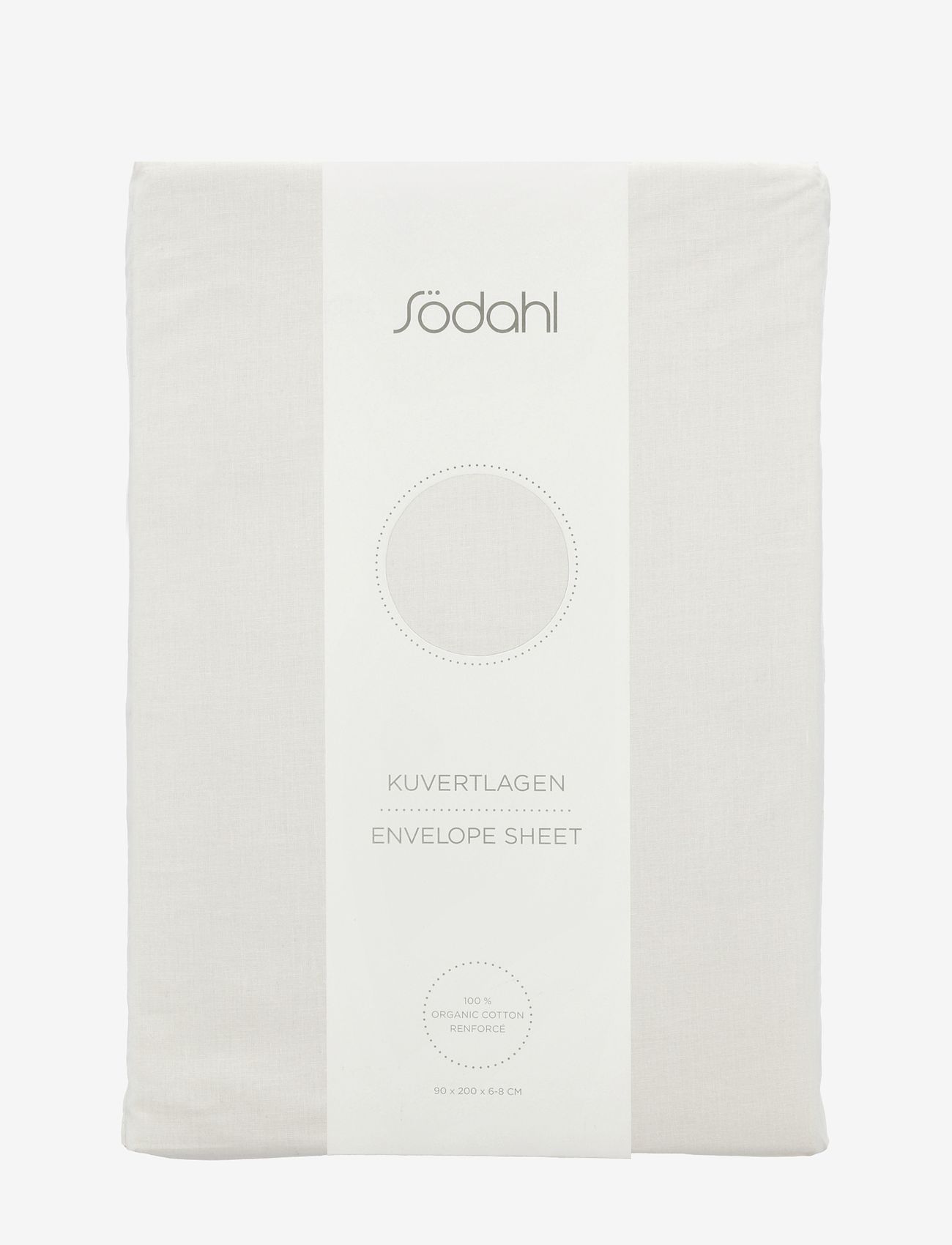 SÖDAHL Kuvertlagen Weiß - 90X200X8CMx200 - Unisex