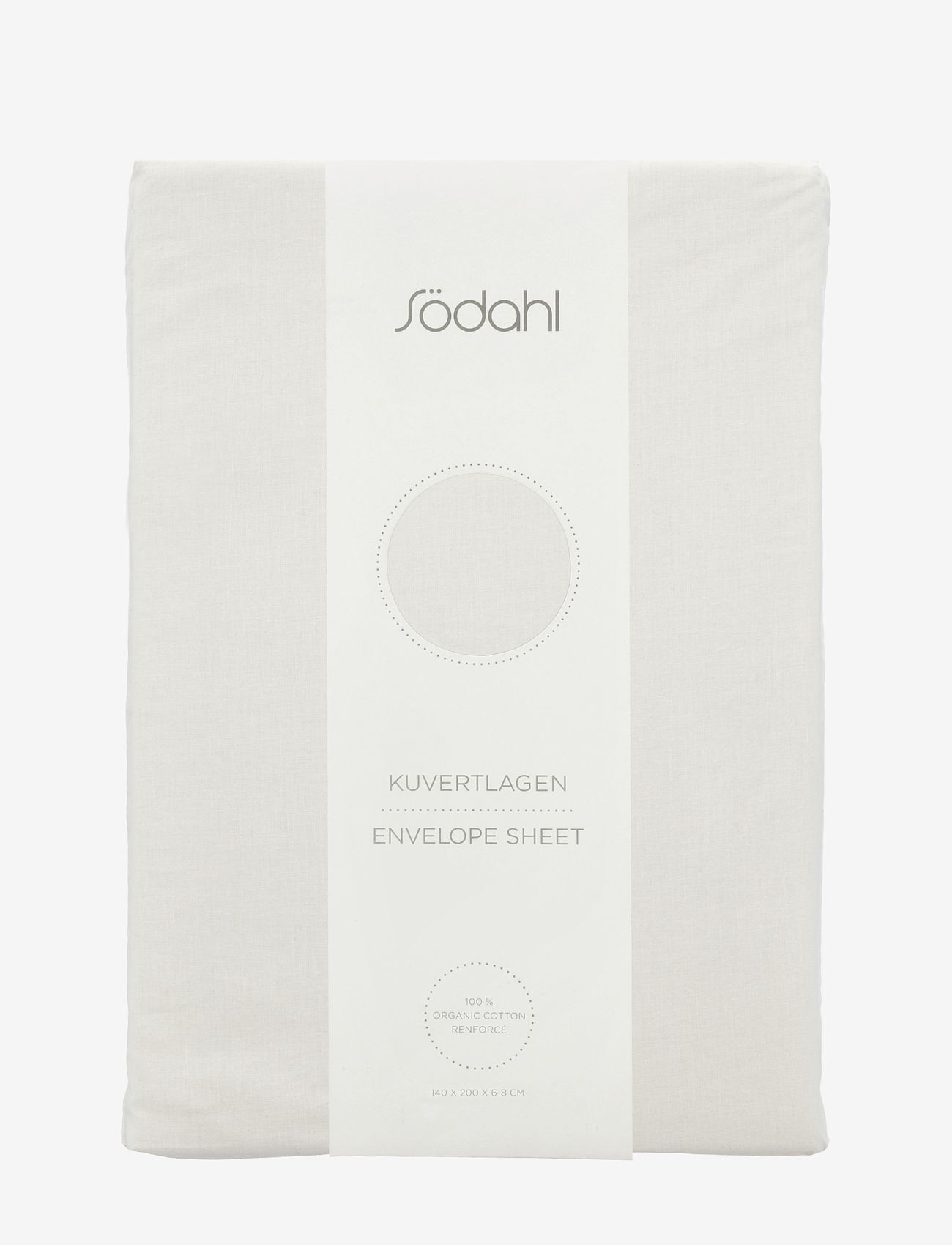 SÖDAHL Kuvertlagen Weiß - 140X200X8CMx200 - Unisex