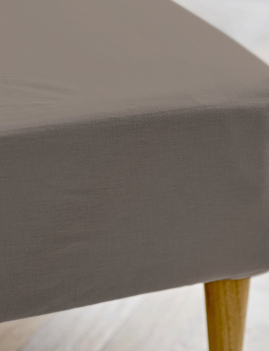 Södahl - Box sheet - tõmmatavad linad - taupe - 0