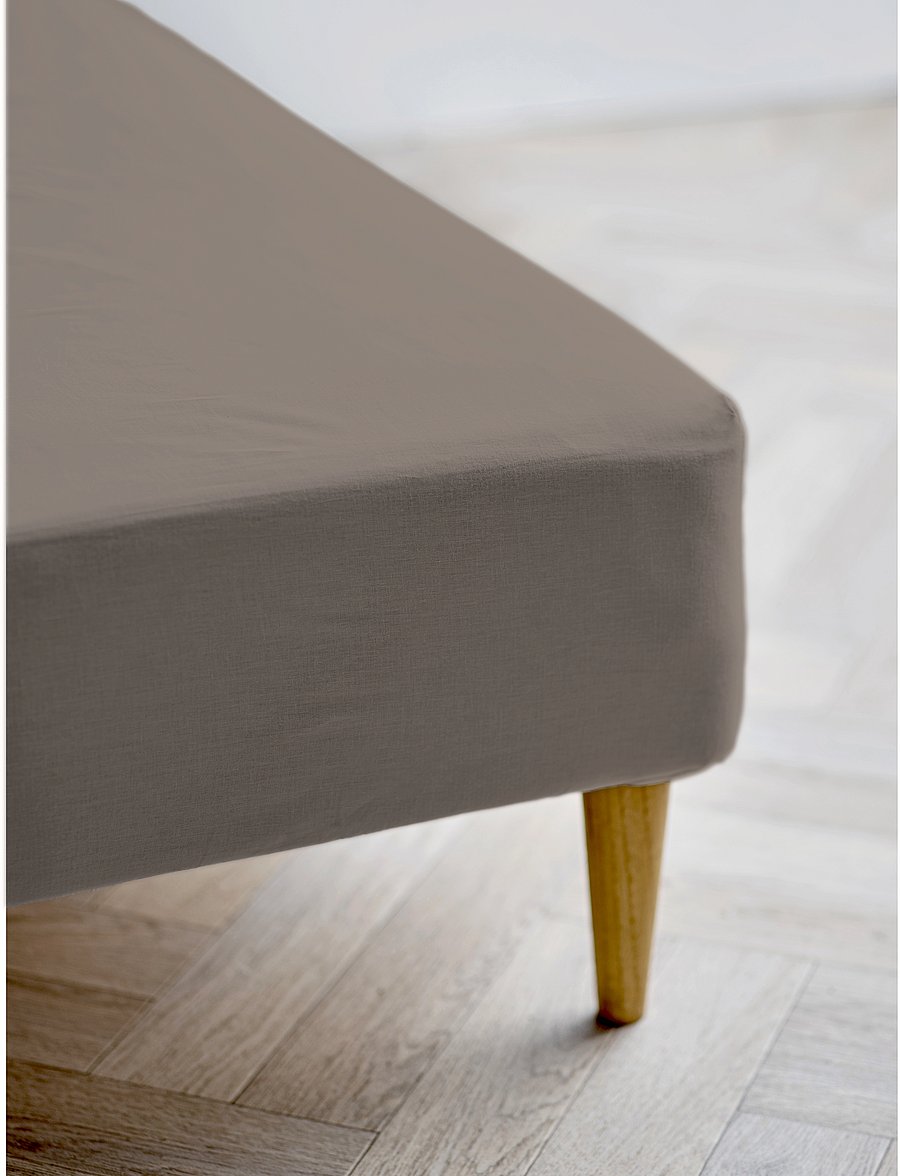 Södahl - Box sheet - tõmmatavad linad - taupe - 3
