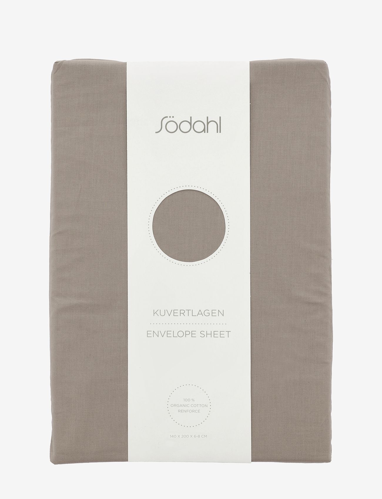 Södahl - Kuvertlagen - formsyet lagen - taupe - 0