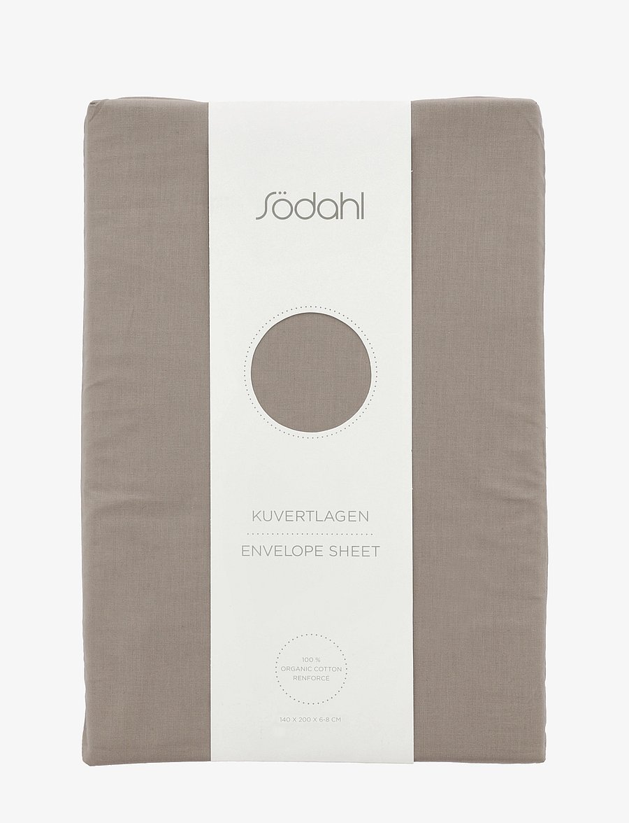 Södahl - Envelope sheet - spannbettlaken - taupe - 1