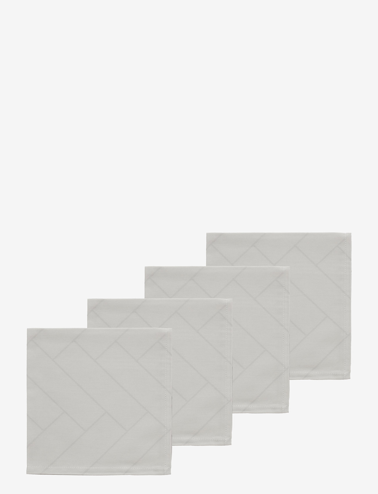 Södahl - Napkins Tiles 4 pcs - light grey - 0