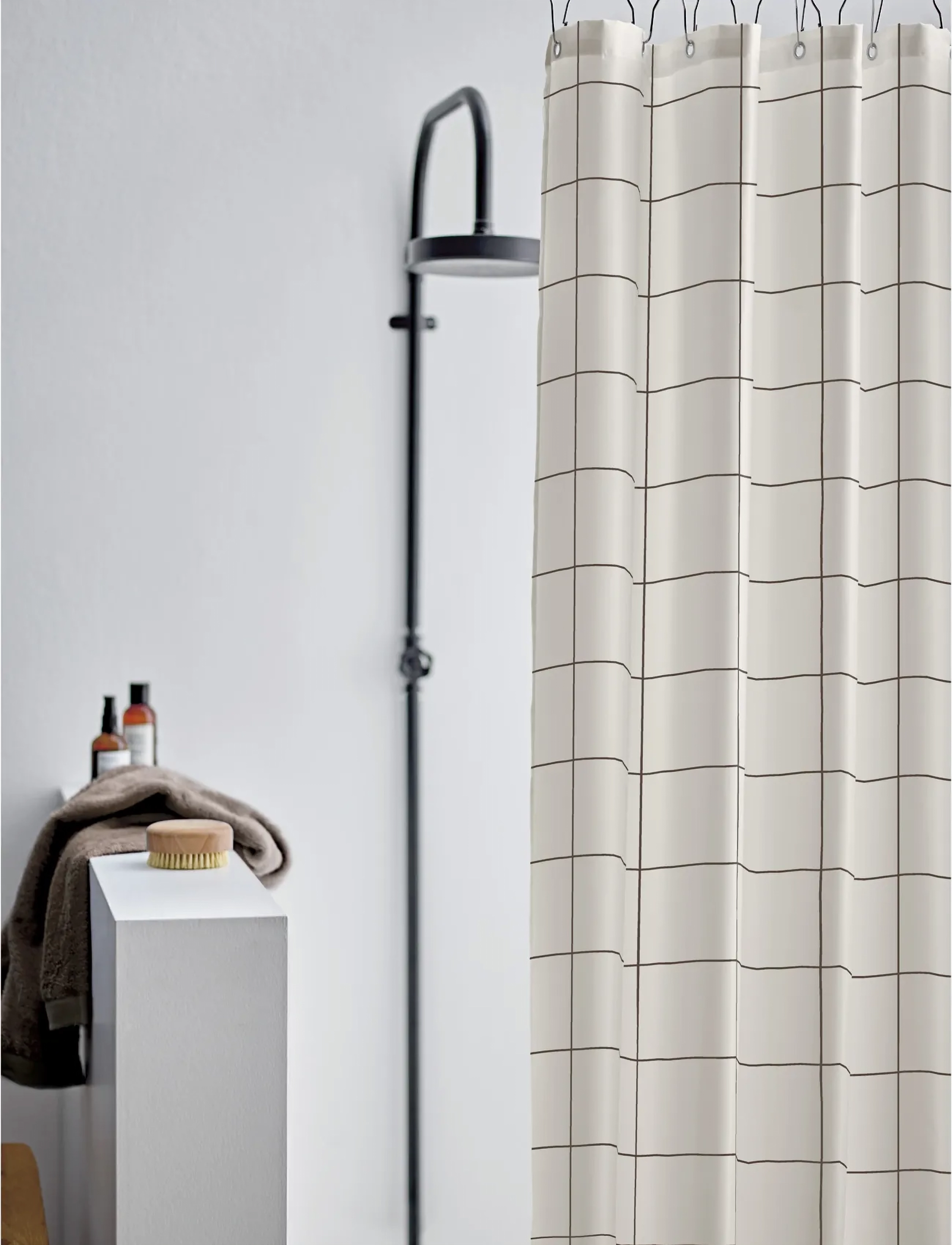 Södahl - Shower Curtain Vista - dušikardinad - white - 3