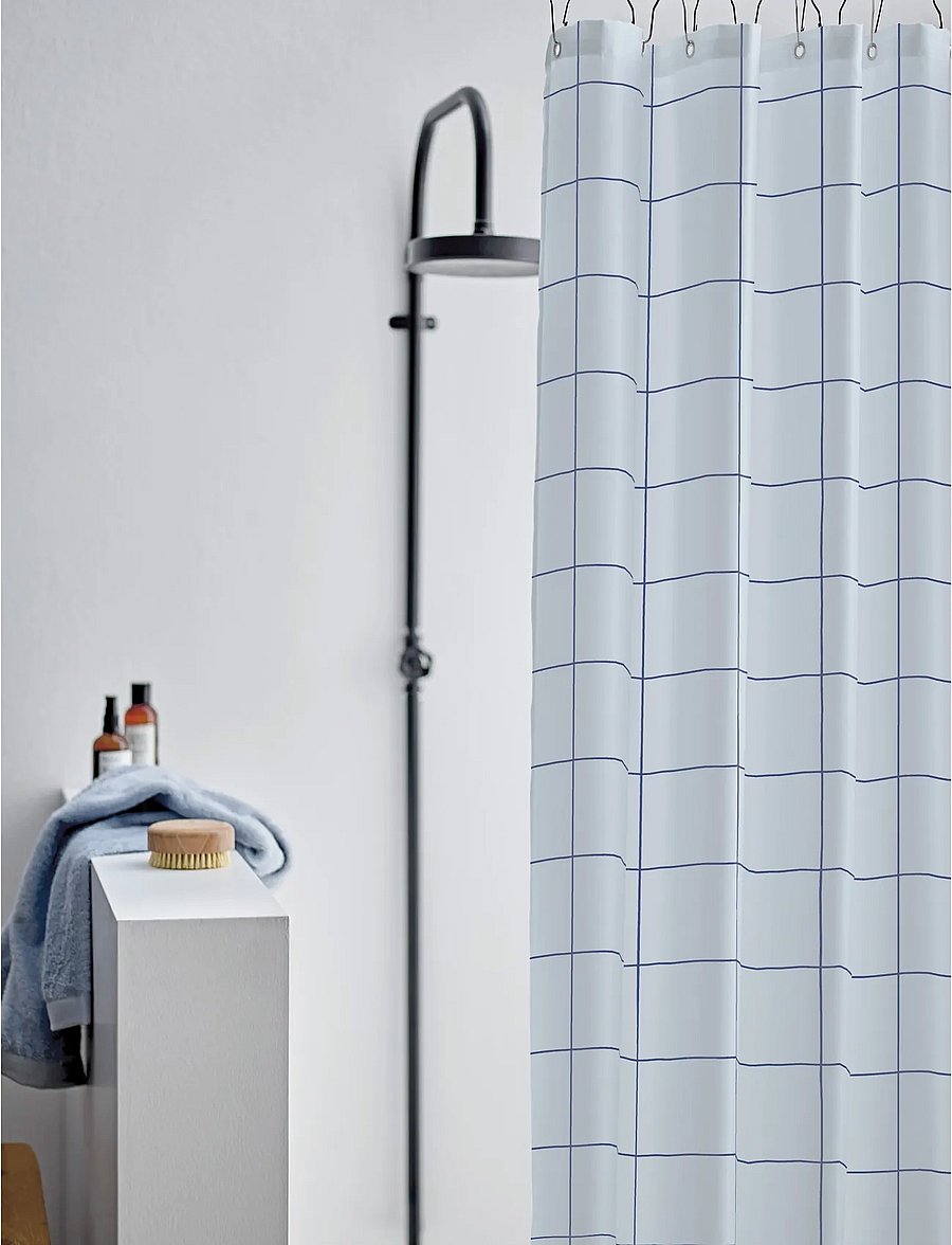 Södahl - Shower Curtain Vista - duschvorhänge - blue - 3