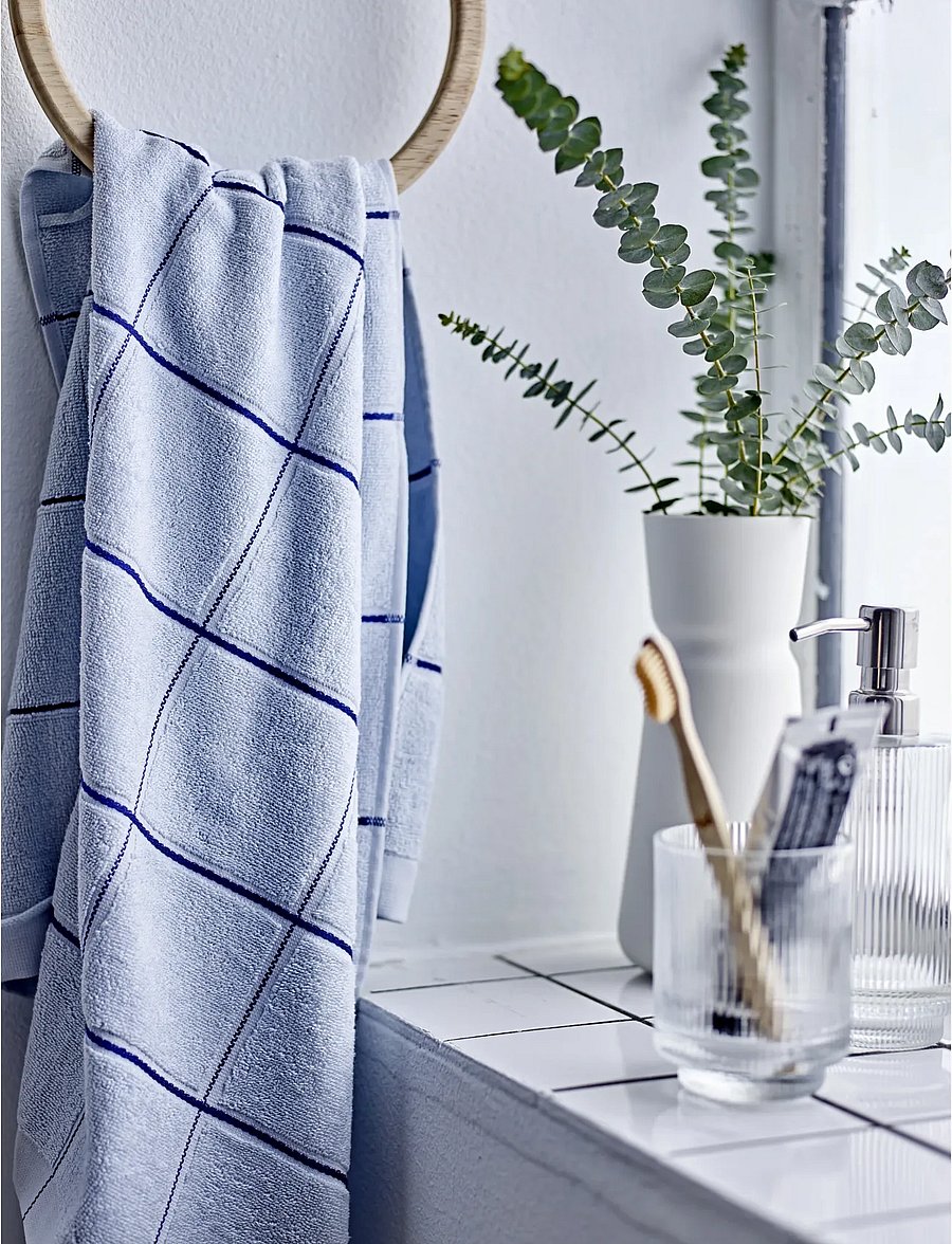 Södahl - Towel Vista - käterätikud - linen blue - 4