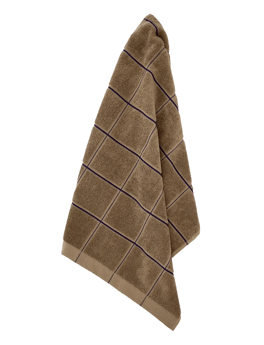Södahl - Towel Vista - käterätikud - warm taupe - 1