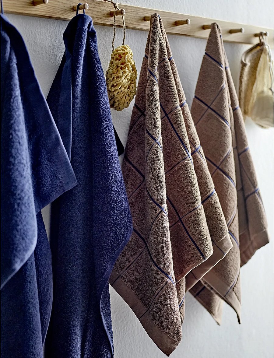 Södahl - Towel Vista - käterätikud - warm taupe - 0