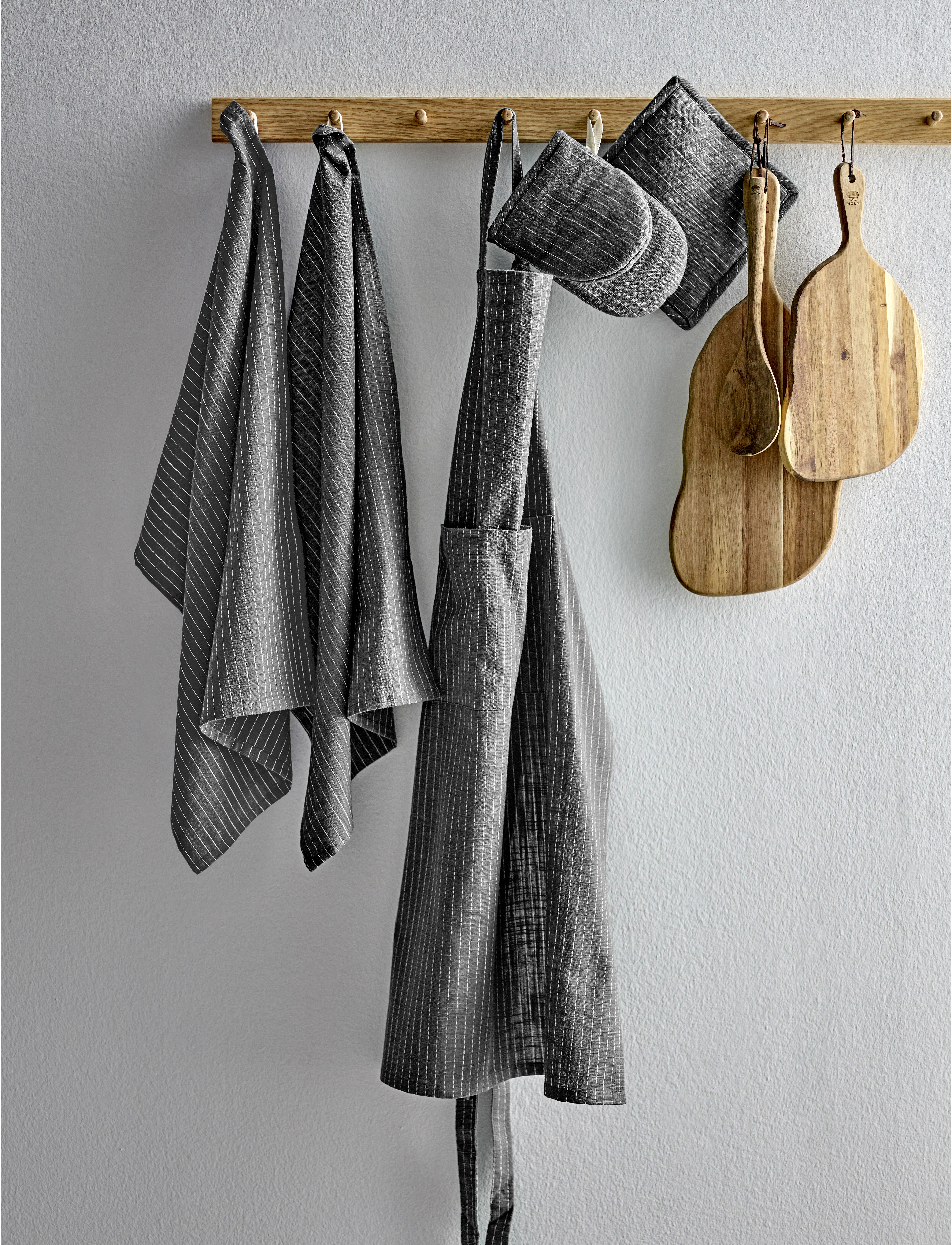 Södahl Forklæde, 70X 91 cm x 91, Grey, Køkkentekstiler > Forklæder, Unisex