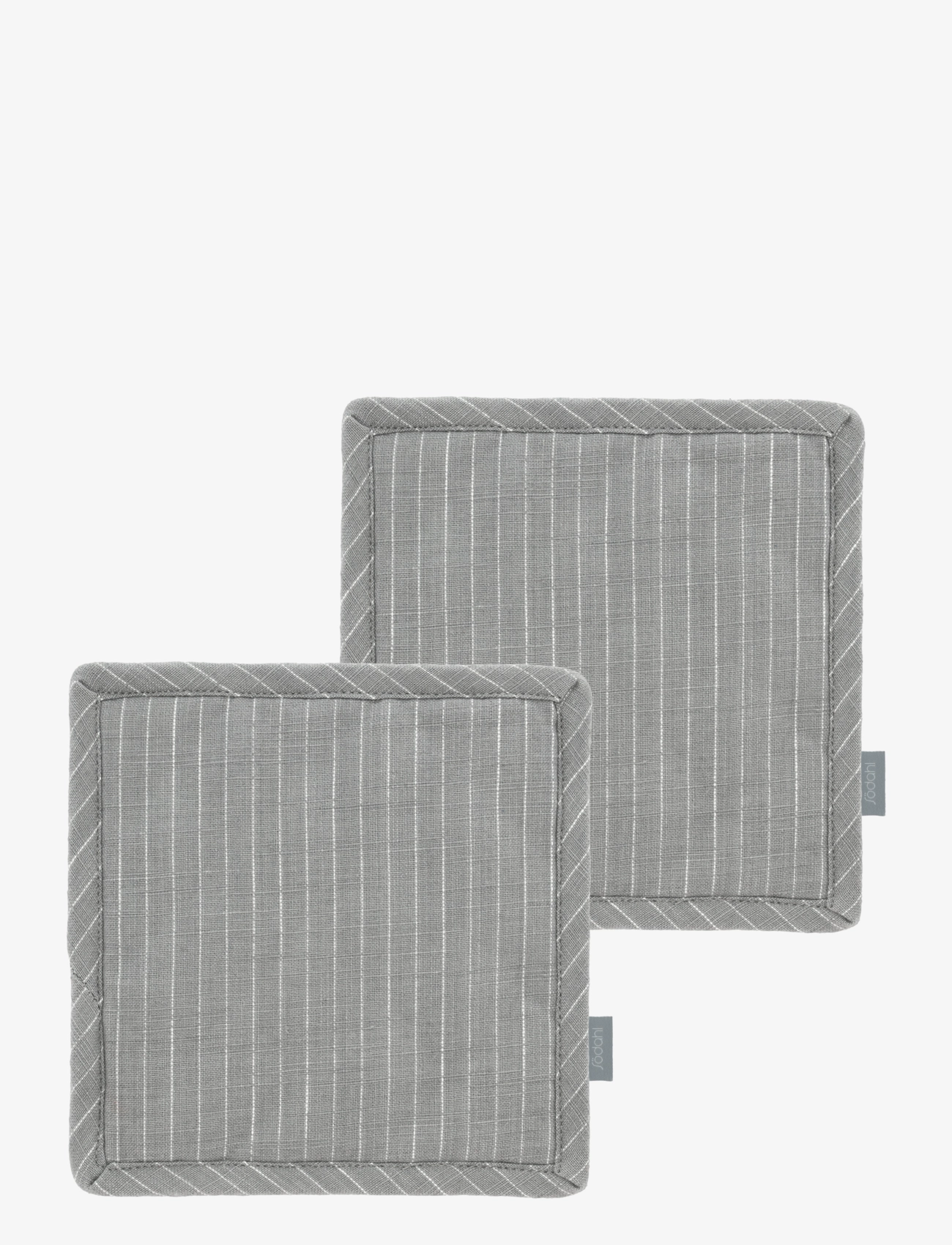 SÖDAHL Grydelapper Line 2 Stk. Grau - 20X20CM 20 - Unisex
