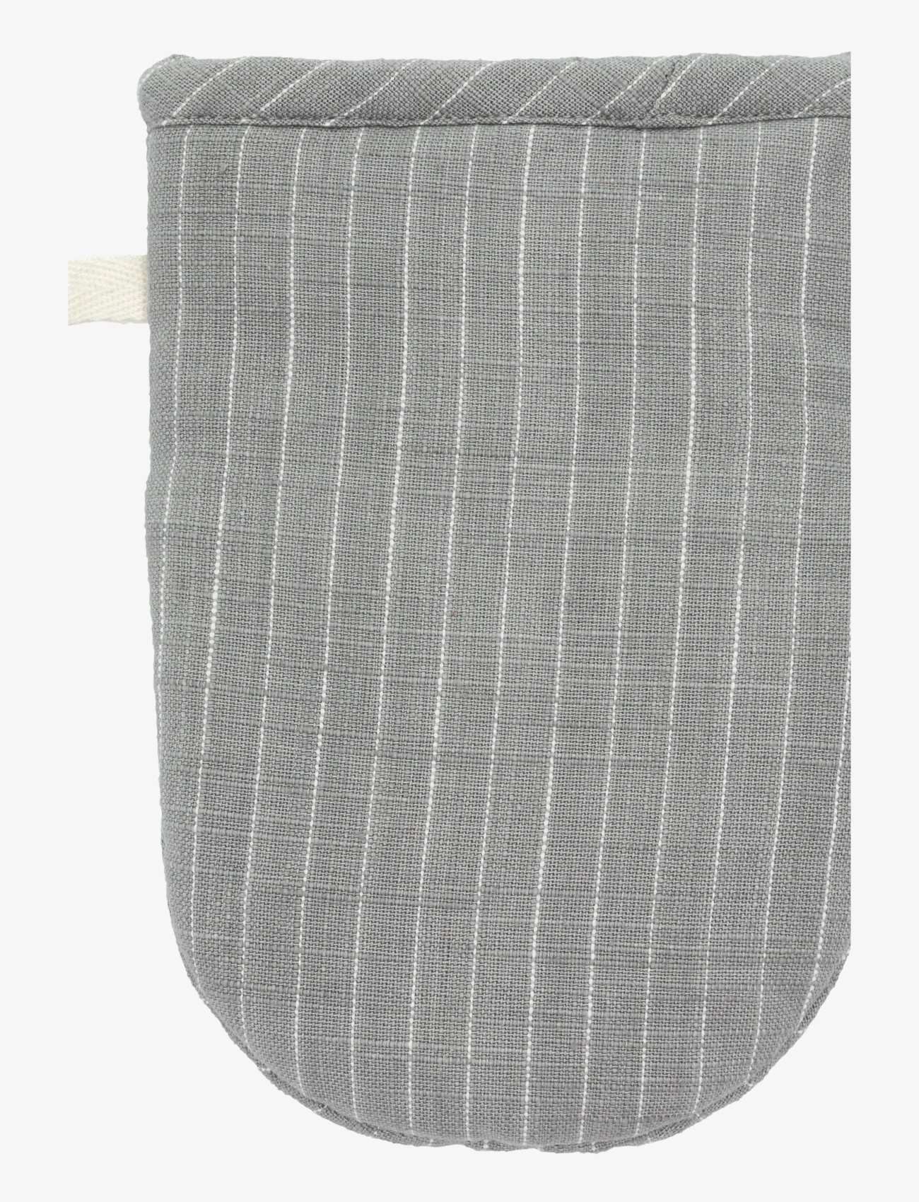 Södahl - Mini oven mitt Line - cimdi cepeškrāsnij un paliktņi - stone grey - 2