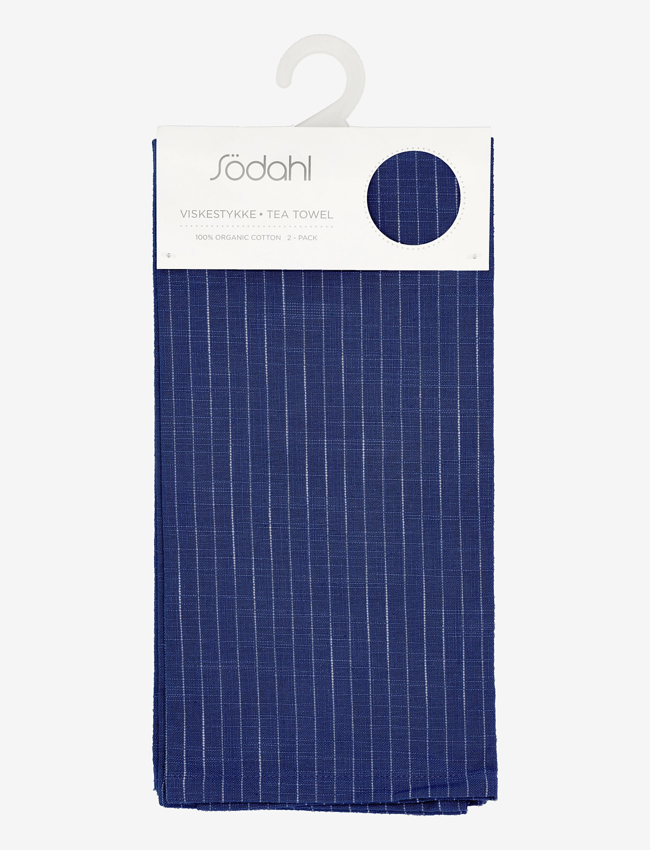 Södahl - Kökshandduk Line 2 st - köp efter pris - blue - 1