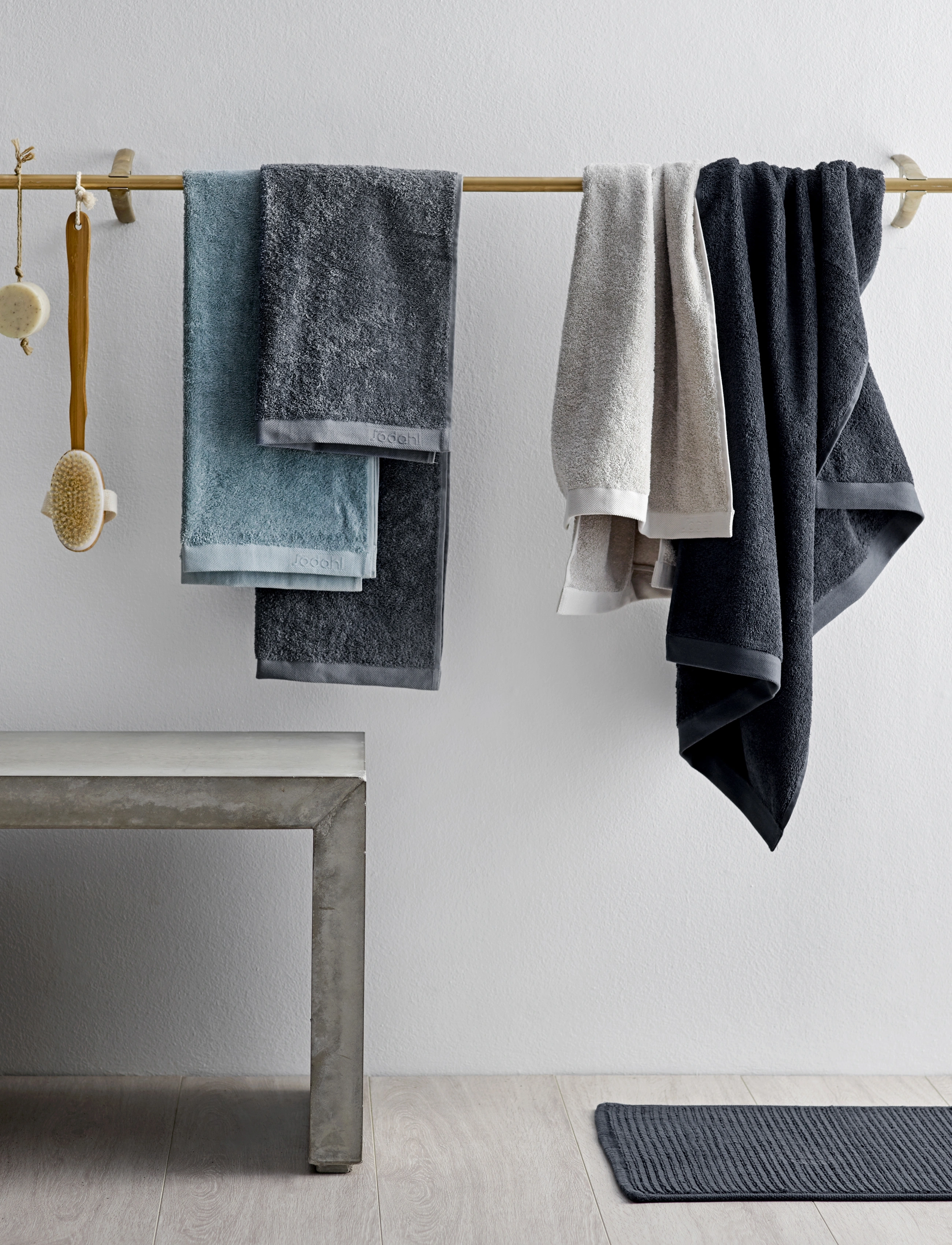 Södahl - Tvättlapp Comfort - ansiktshanddukar - grey - 5