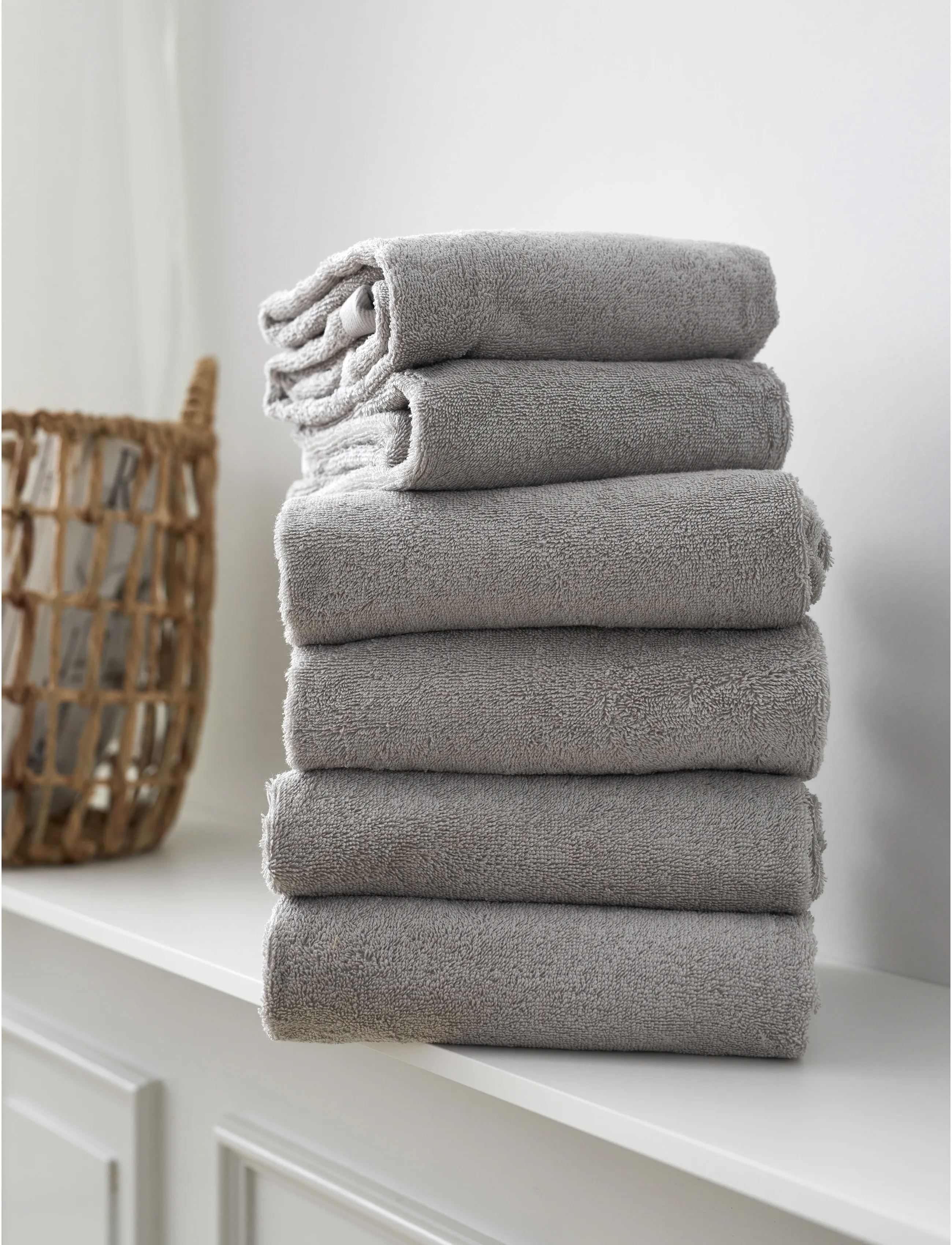 Södahl Håndklæde Comfort, 50X100 cm x 100, Grey, Håndklæder Og Badehåndklæder > Håndklæder, Unisex