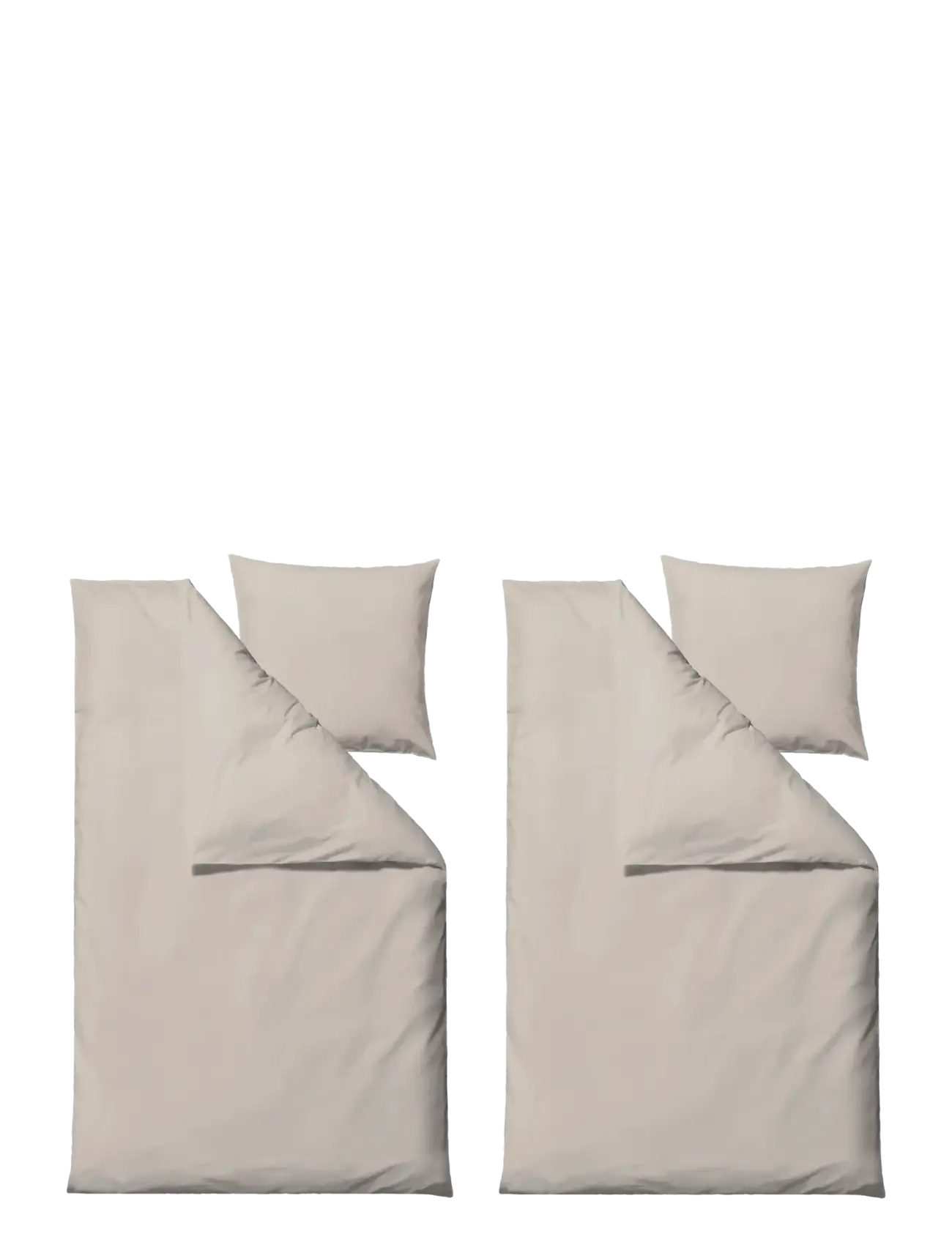 Södahl - Södahl Bed linen 140x220 cm Whisper beige BUNDLE - beige - 2