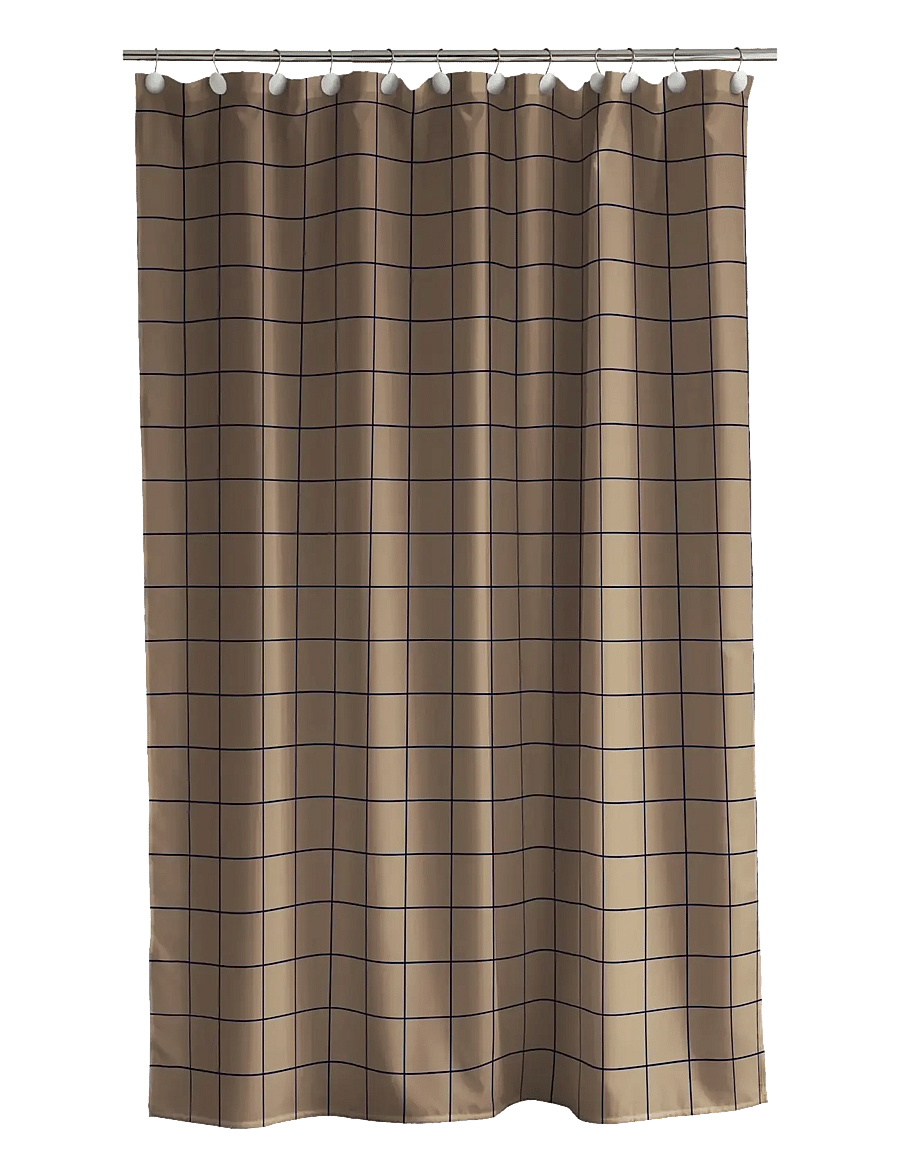 Södahl - Shower Curtain Vista - dušikardinad - brown - 1