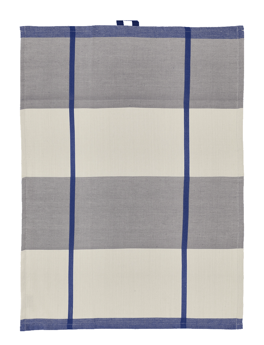 Södahl - Tea towel Blocks 2 pcs - virtuviniai rankšluosčiai - royal blue - 2