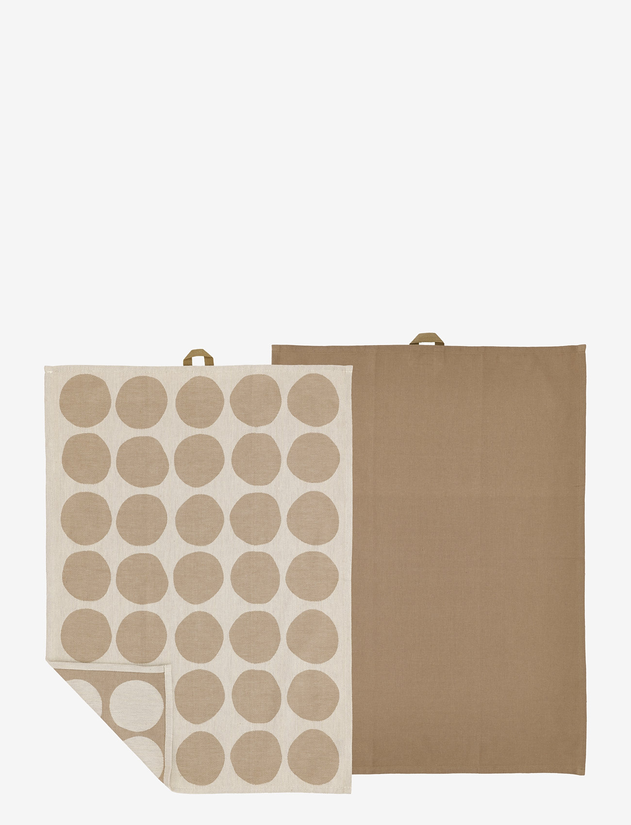 Södahl - Tea towel Bubbles 2 pcs - küchenhandtücher - warm taupe - 0