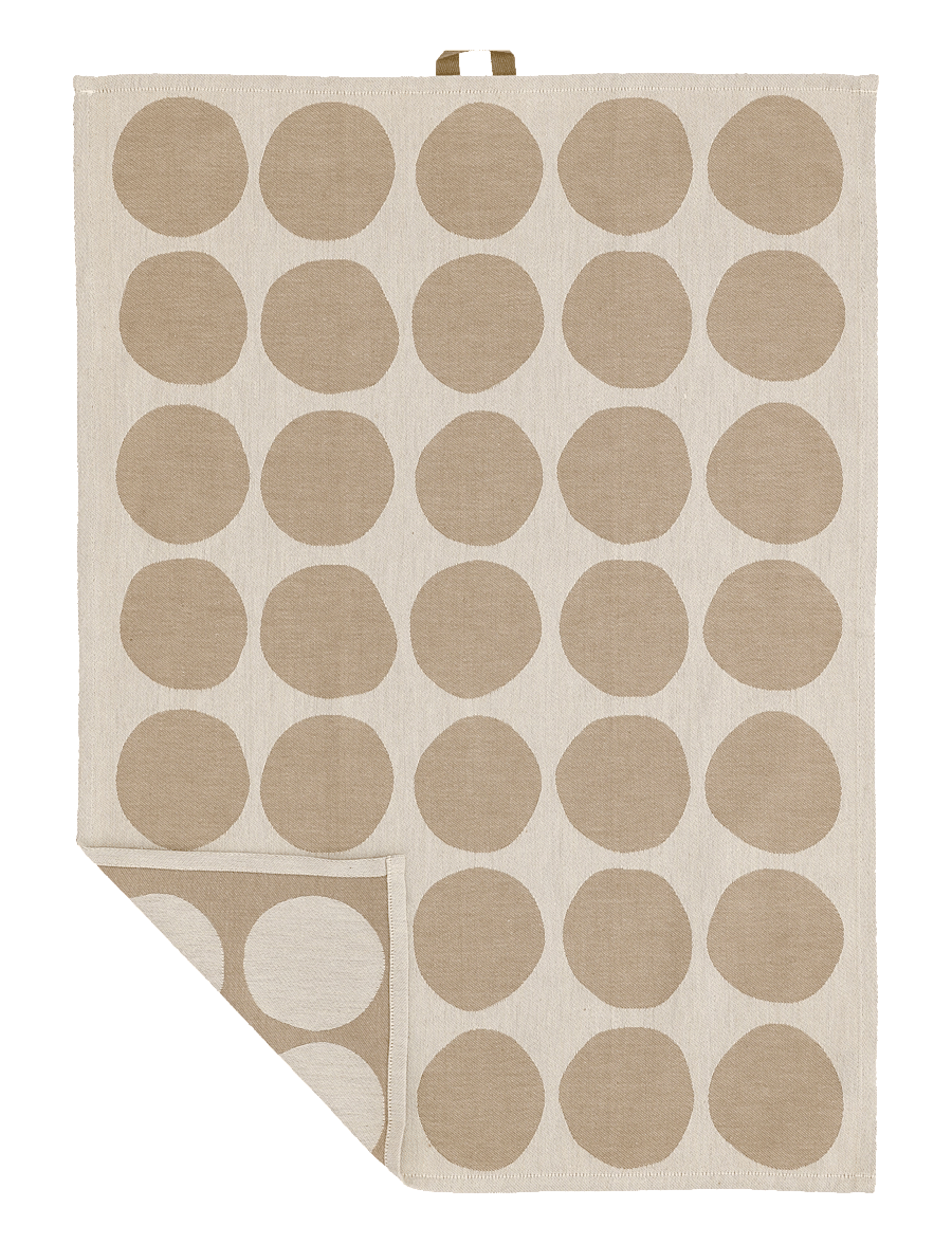 Södahl - Tea towel Bubbles 2 pcs - köögirätikud - warm taupe - 2