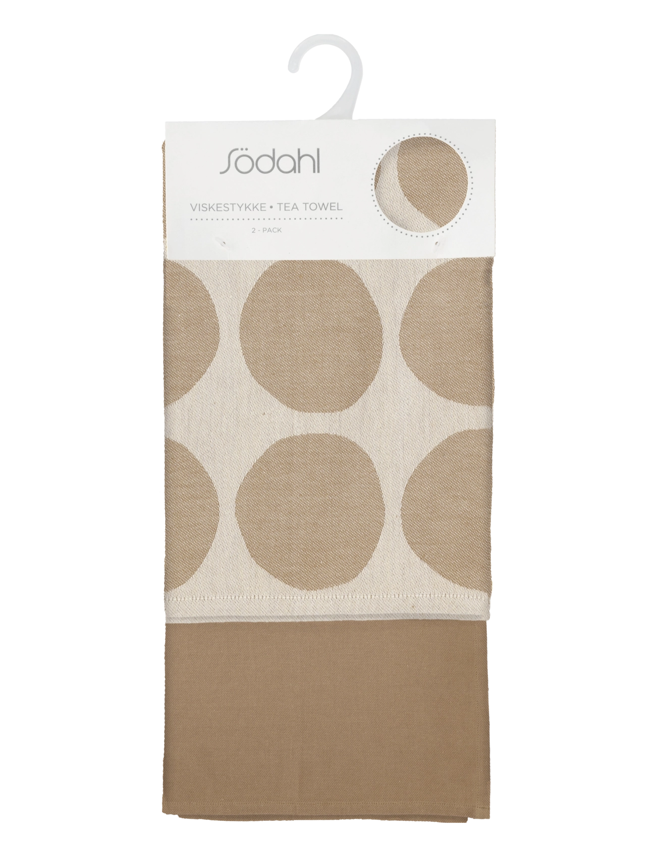 Södahl - Kökshandduk Bubbles 2 st - kökshanddukar - warm taupe - 4